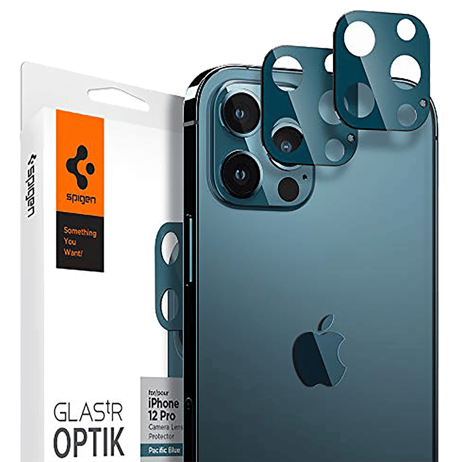 spigen Glas.tR Optik Camera Lens Protector For iPhone 12 Pro (Edge To Edge Protection, AGL02460, Blue)_1