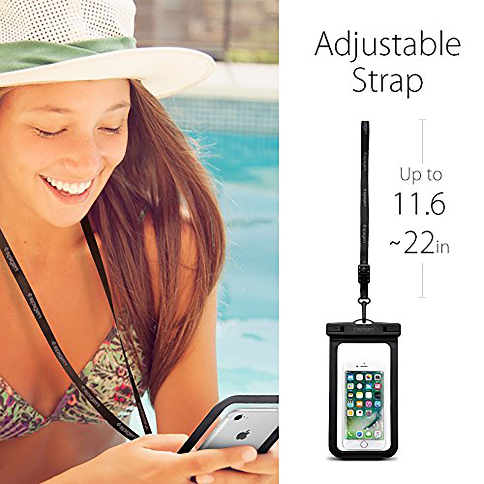 spigen Hard Polycarbonate & Plastic Case Cover for SAMSUNG Note 10 Plus, Galaxy S 10 Plus / Apple iPhone 8, X, 11 Pro Max / Google Pixel 4 XL (Waterproof, Black)_7