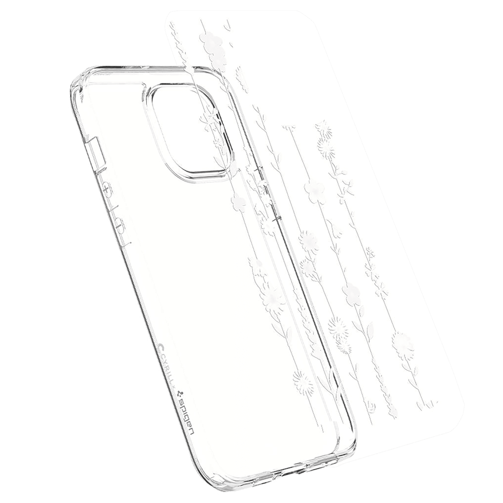 spigen Flower Garden TPU Back Cover for Apple iPhone 12 Pro Max (Long Lasting Clarity, Clear)_9