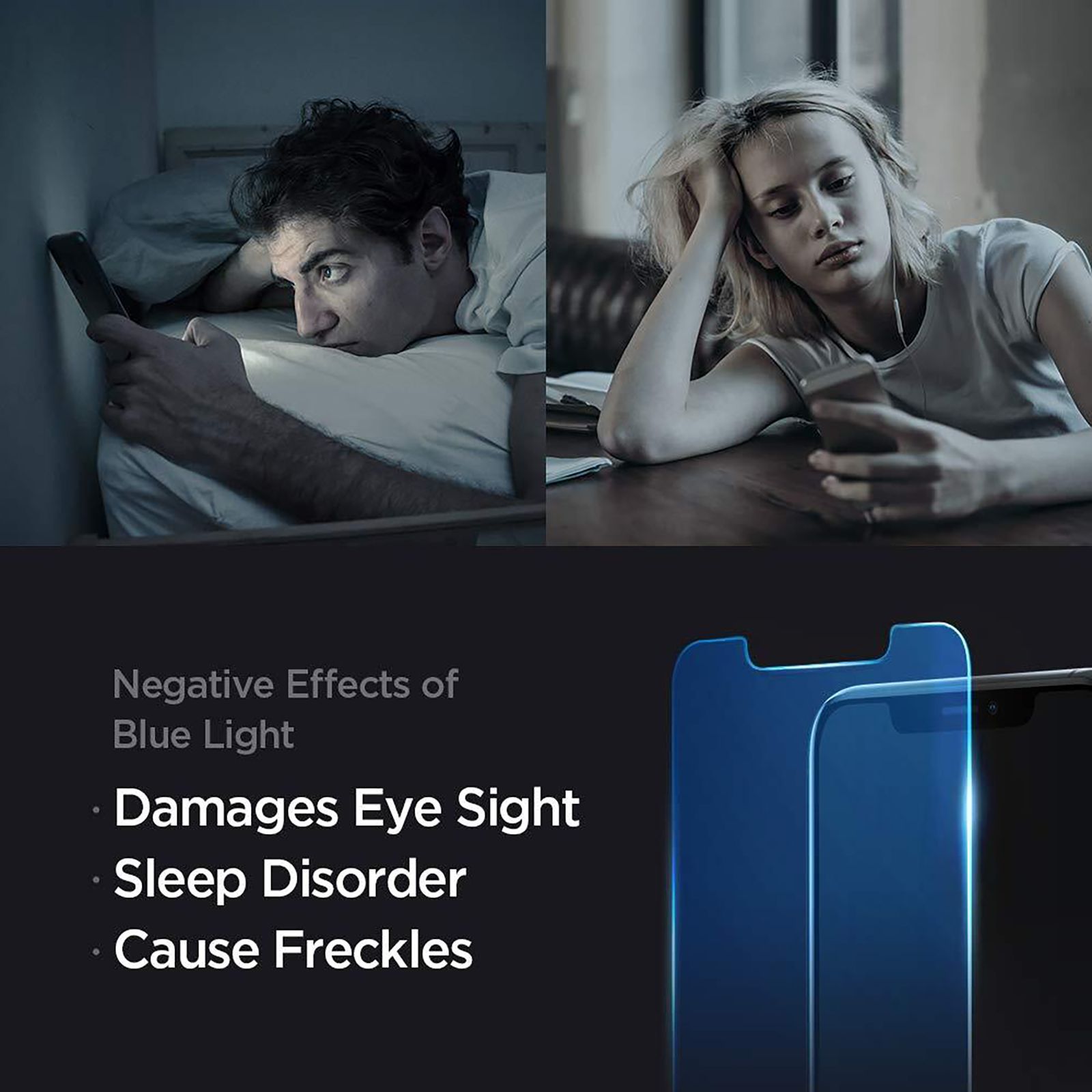 spigen GlastR EZ Fit Tempered Glass for Apple iPhone 12 Pro Max (Anti Blue Light Technology)_6