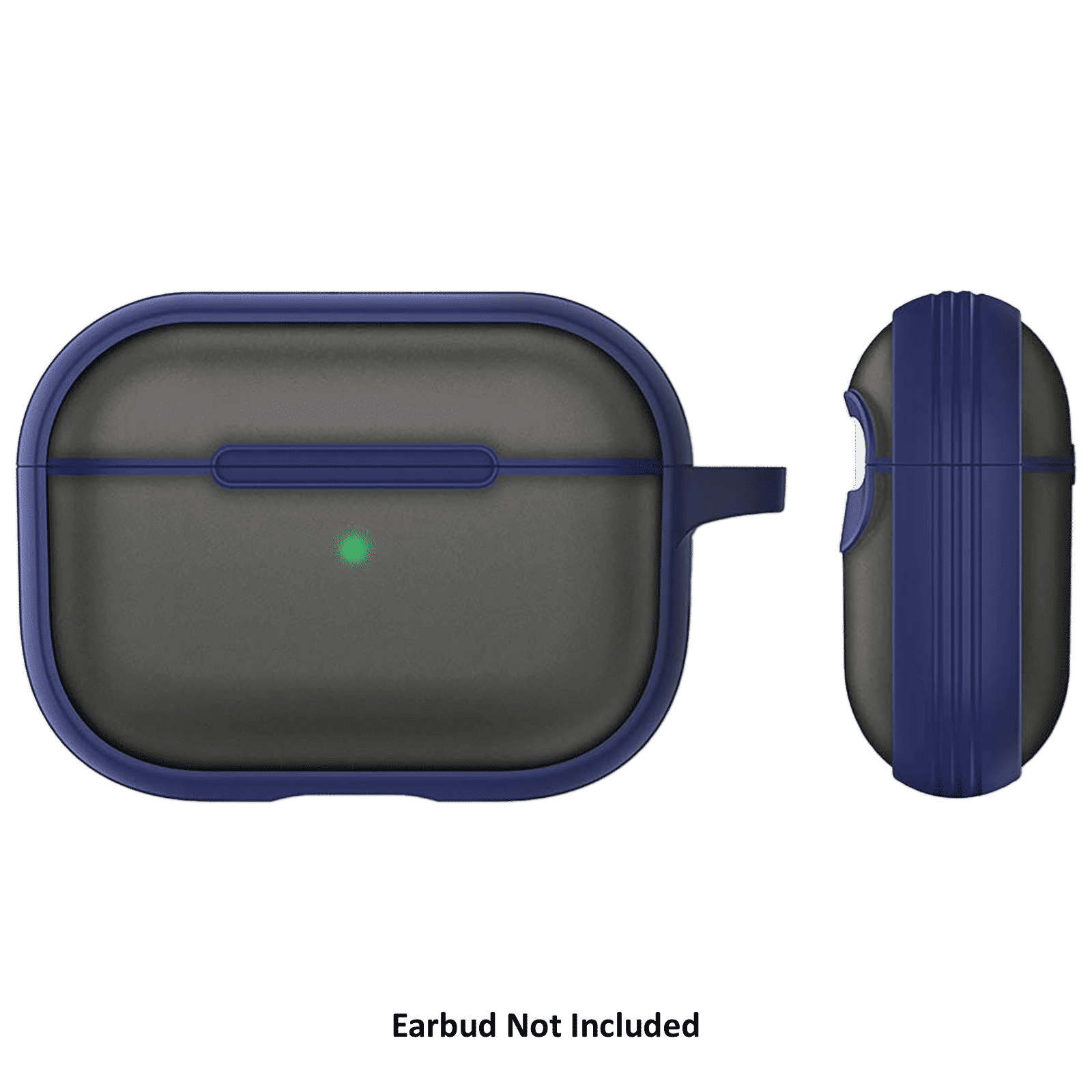 spigen Color Brick TPU and Polycarbonate Full Case Cover for Apple Airpods Pro (Shock Absorbent, Navy Blue)_3