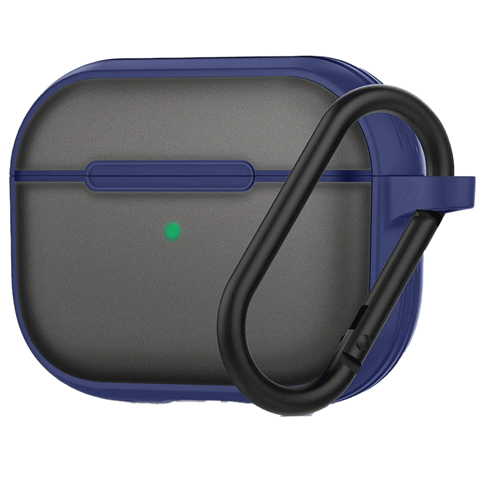 spigen Color Brick TPU and Polycarbonate Full Case Cover for Apple Airpods Pro (Shock Absorbent, Navy Blue)_1