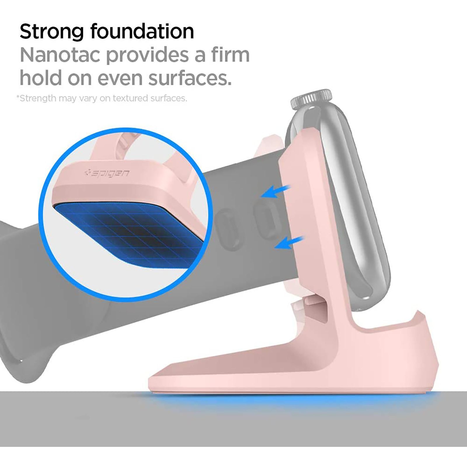 spigen S350‚ Night Stand For Apple Watch Series 1/Series 2 (000CD21183, Pink Sand)_13