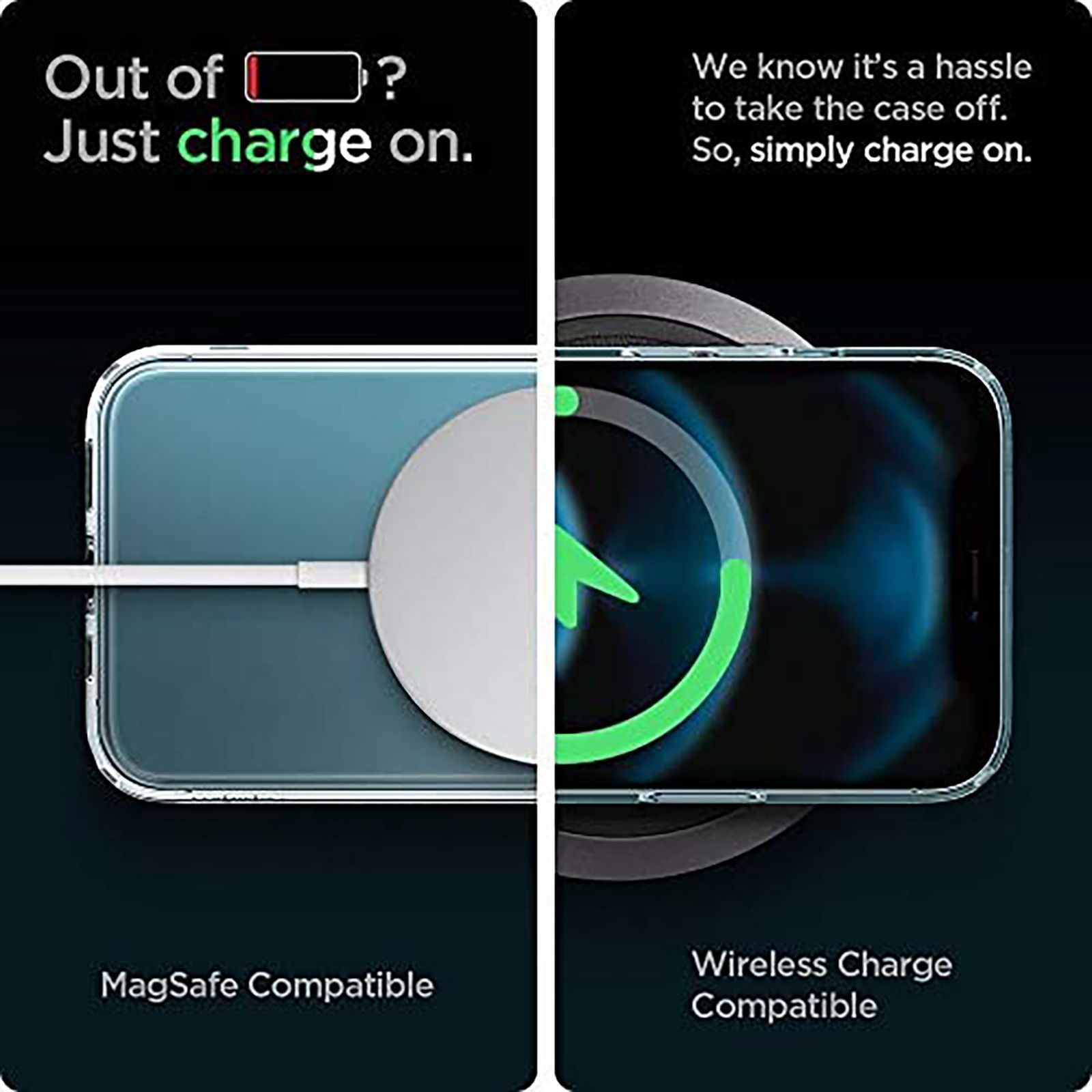 spigen Quartz Hybrid Tempered Glass & TPU Back Case For Apple iPhone 12/iPhone 12 Pro (Air Cushion Technology, ACS02601, Matte Clear)_5