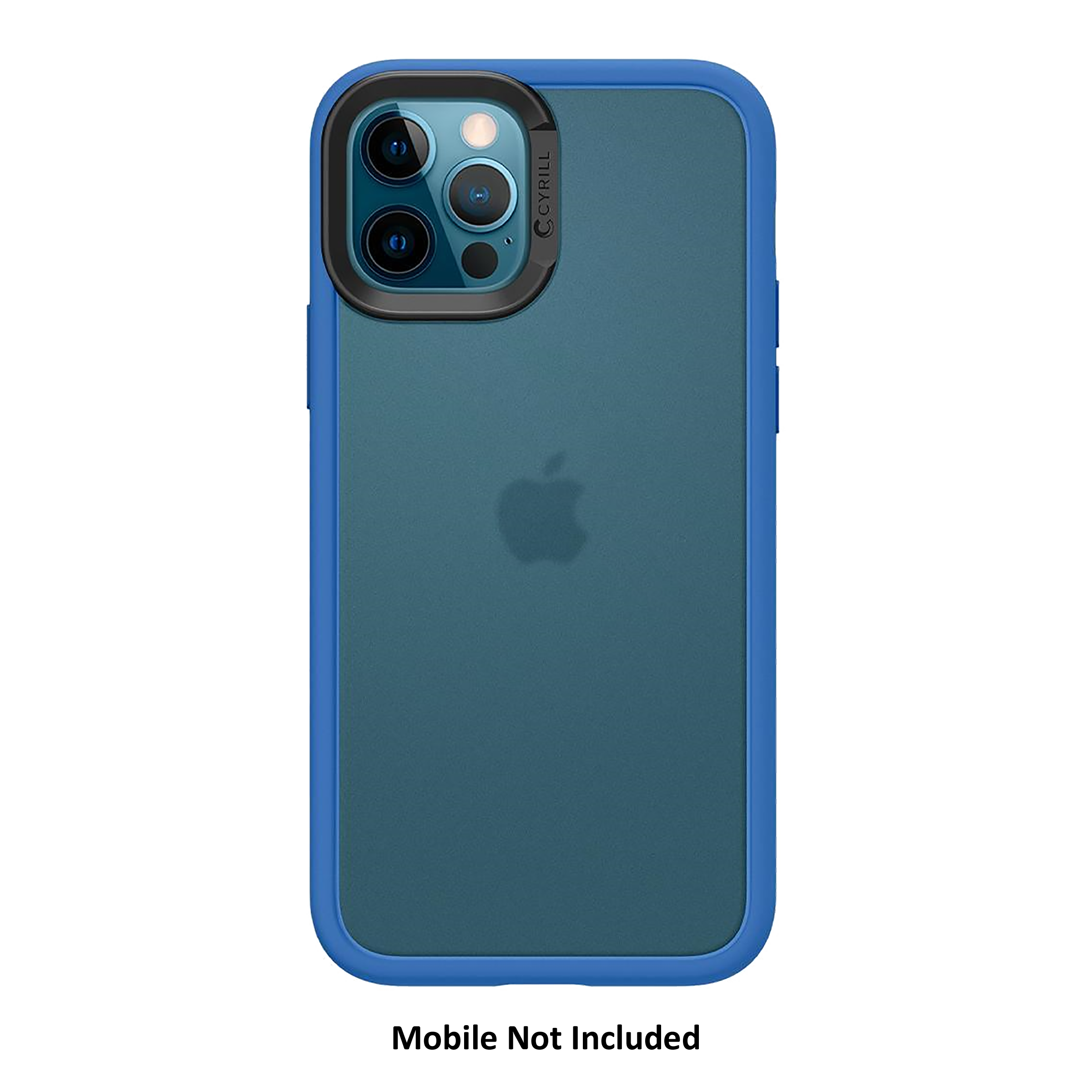 spigen Color Brick TPU and Polycarbonate Back Cover for Apple iPhone 12 and iPhone 12 Pro (Form Fitted Design, Navy)_2