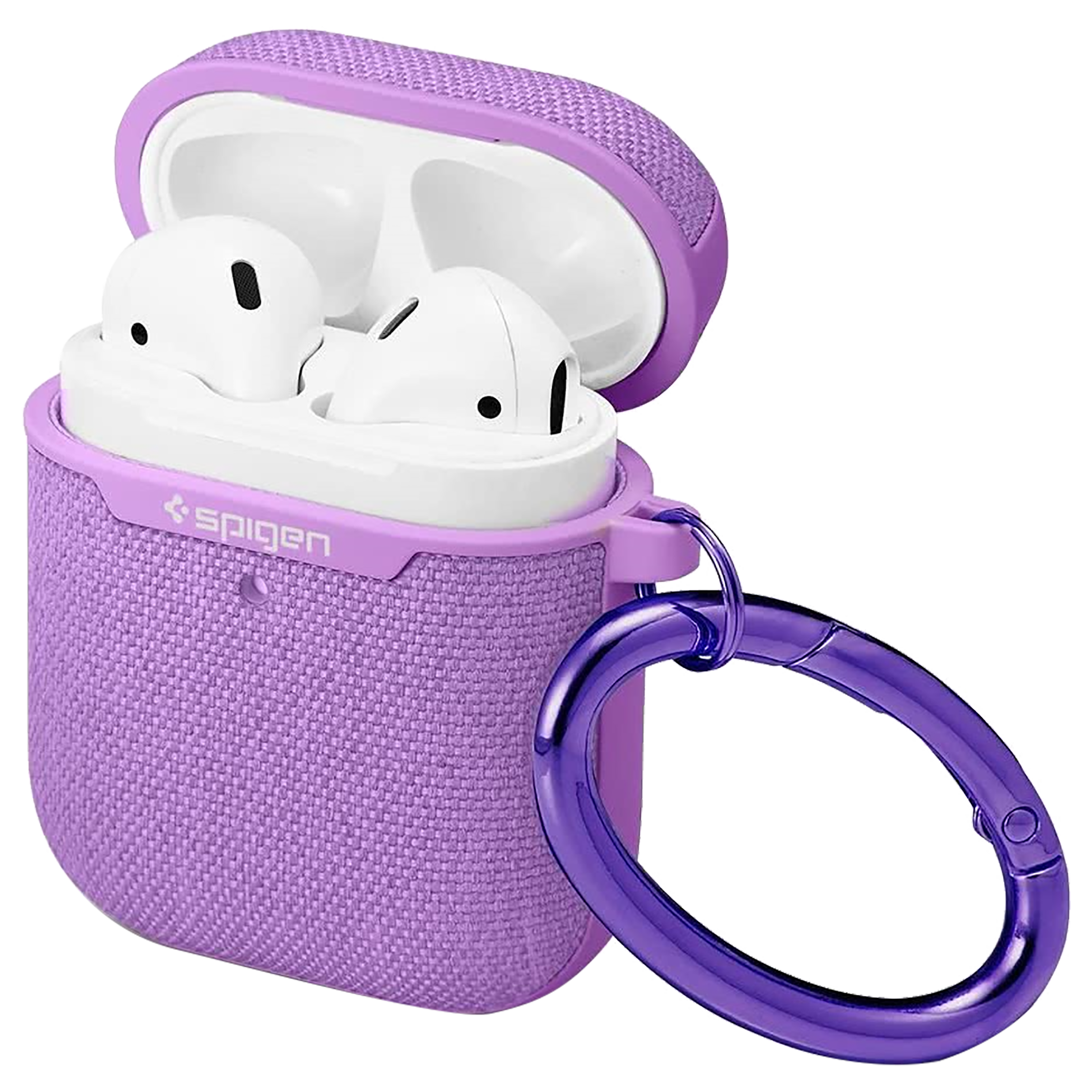 spigen Urban Fit Full Cover Case (Supports LED Light & Wireless Charging, 074CS27599, Purple)_1