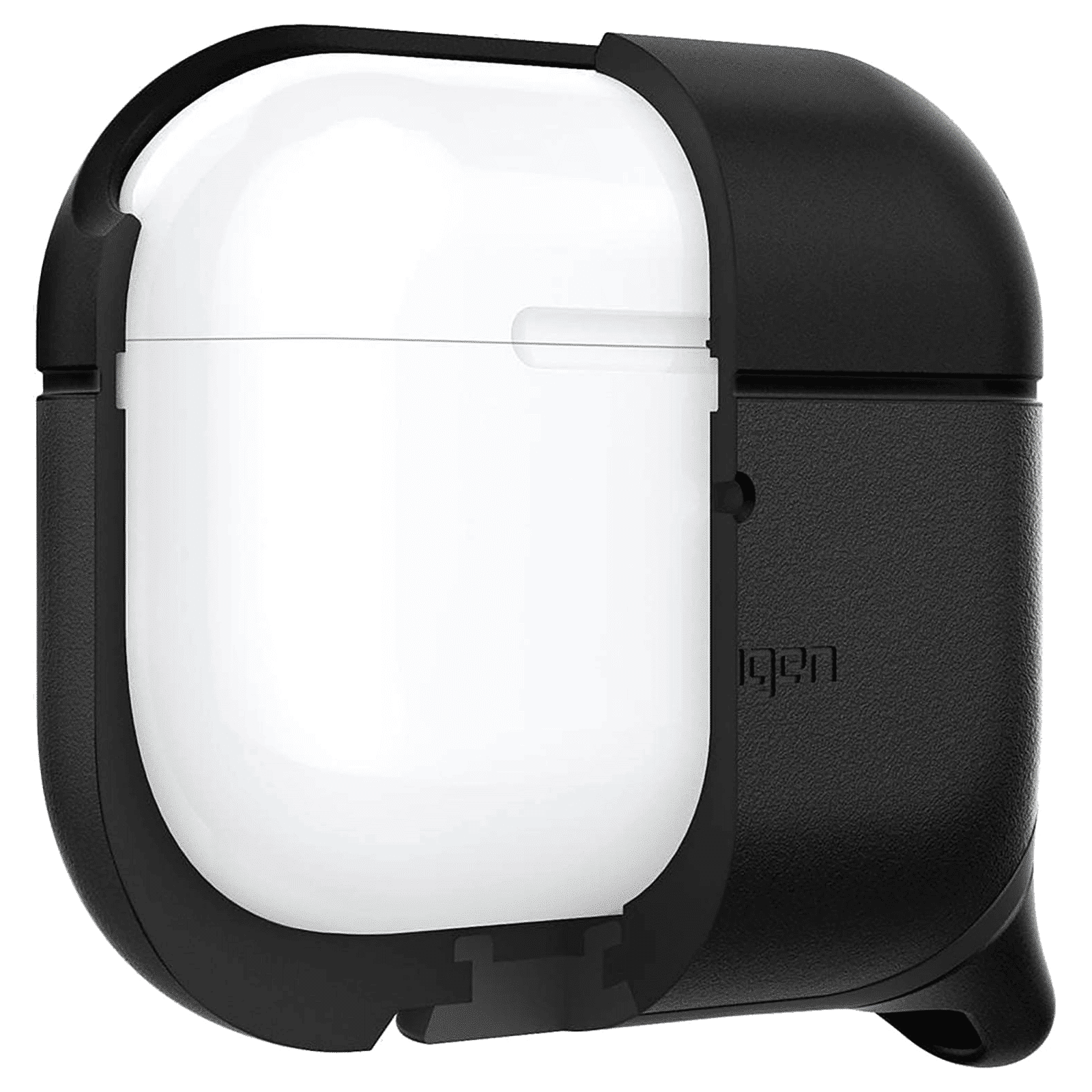 spigen Slim Armor IP Silicone Full Cover Case For AirPods Pro (Fully Compatible With Wireless Charging, ASD00542, Black)_12