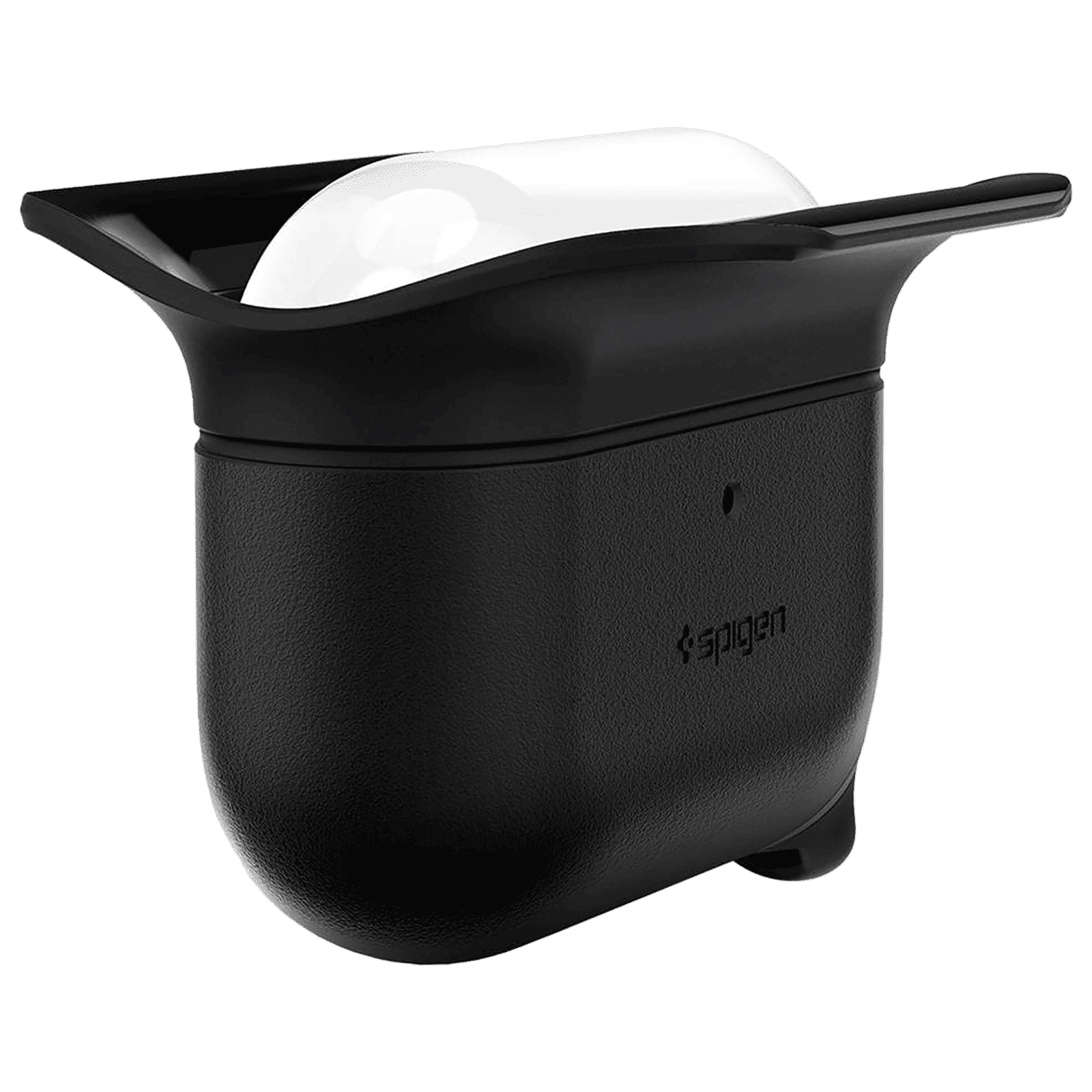 spigen Slim Armor IP Silicone Full Cover Case For AirPods Pro (Fully Compatible With Wireless Charging, ASD00542, Black)_13