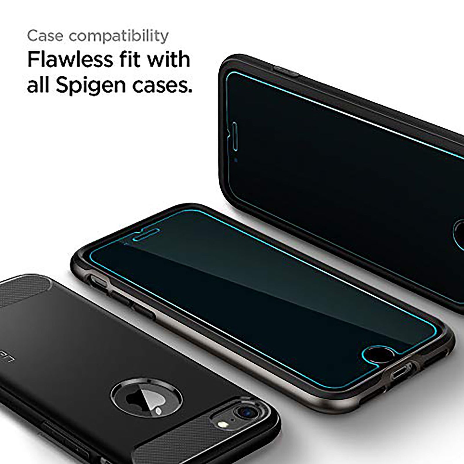 spigen GlastR EZ Fit Tempered Glass for Apple iPhone 8, 7 (Oleophobic Coating)_6