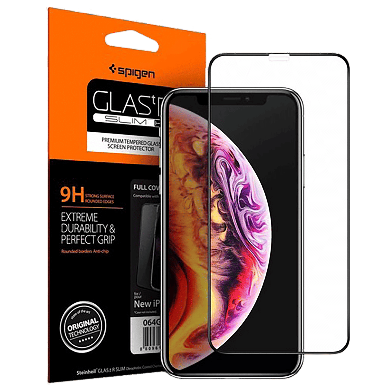 spigen GLAStR Slim Tempered Glass for Apple iPhone 11, XR (9H Hardness)_1