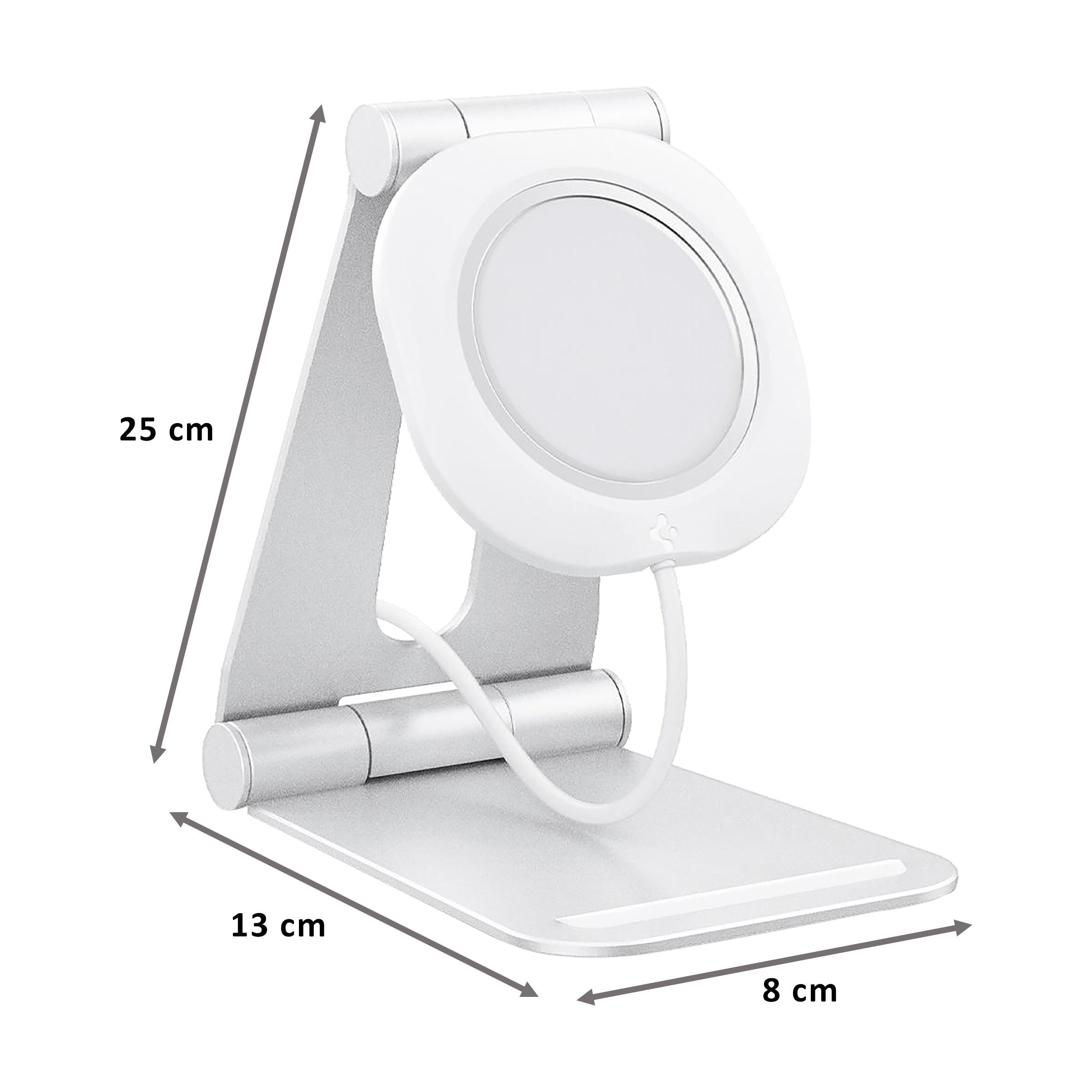 spigen Stand For Smartphones MagSafe Compatible (Adjustable Mounting Piece, AMP02673, White)_3