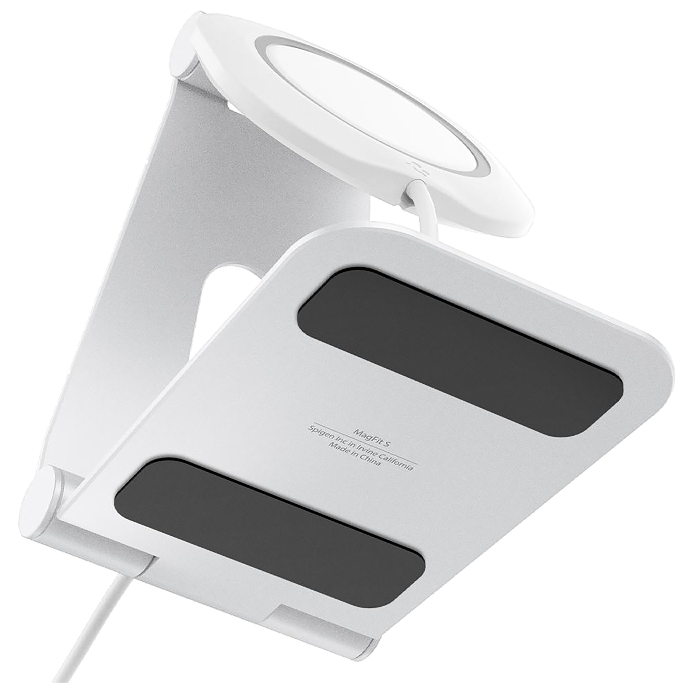spigen Stand For Smartphones MagSafe Compatible (Adjustable Mounting Piece, AMP02673, White)_5