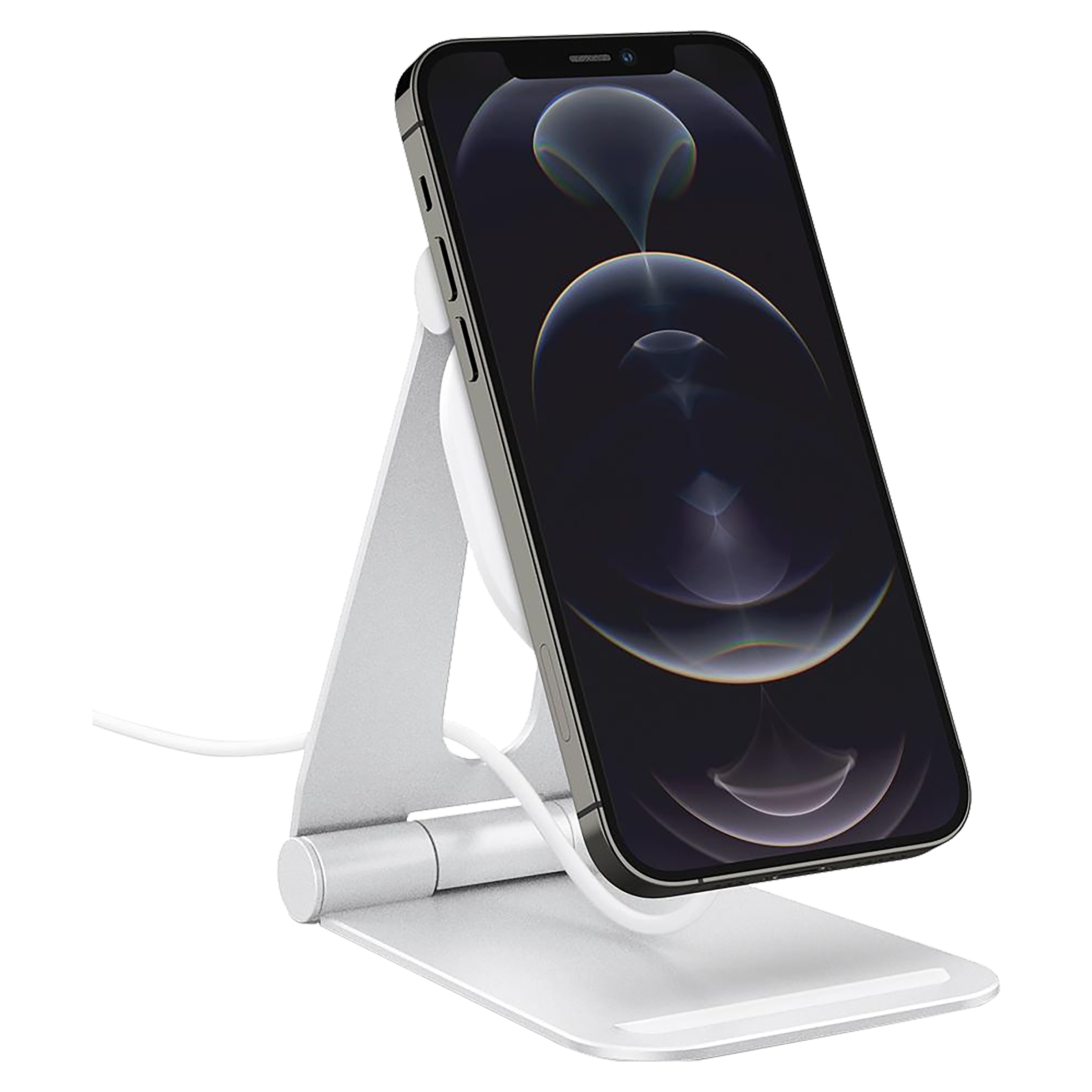 spigen Stand For Smartphones MagSafe Compatible (Adjustable Mounting Piece, AMP02673, White)_8