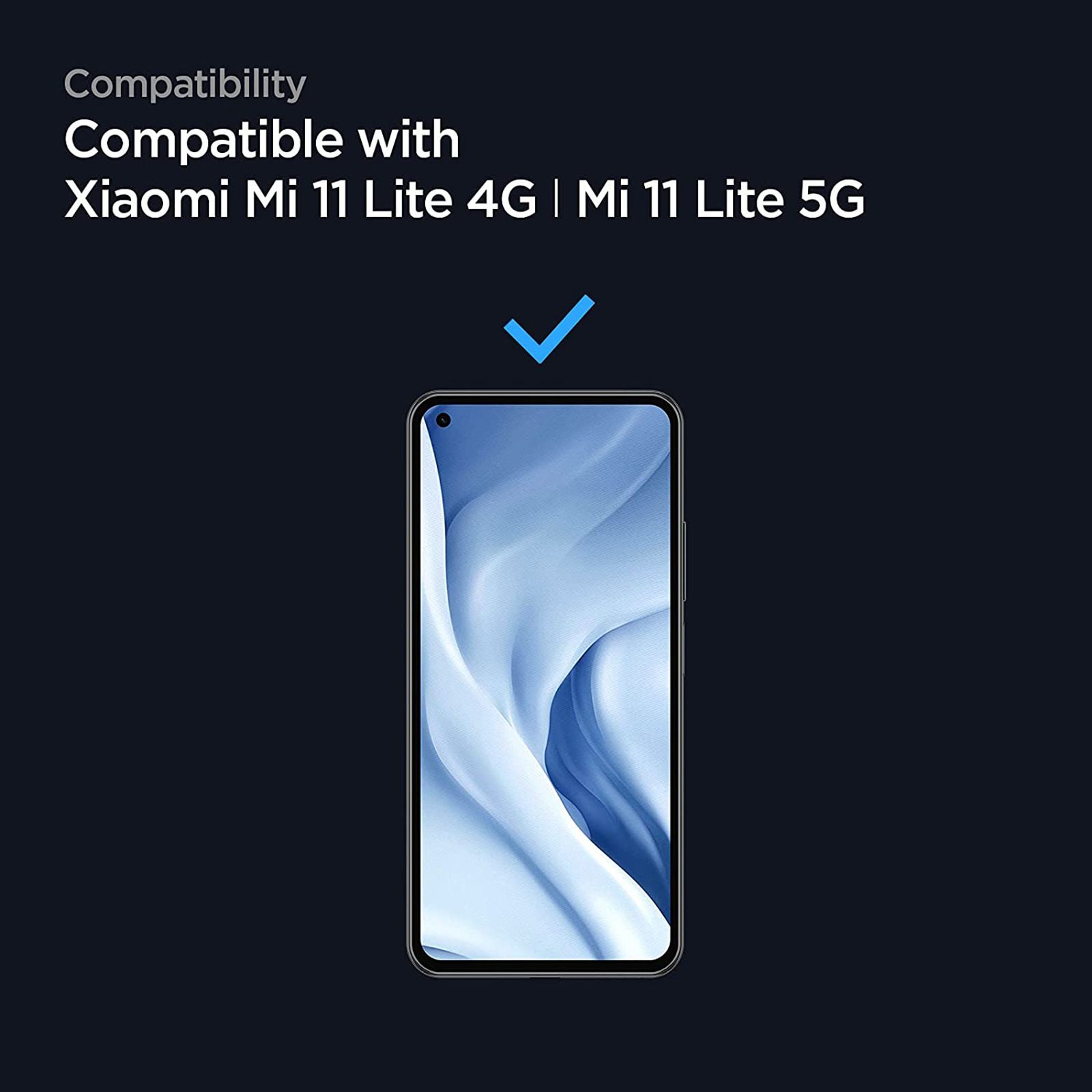 spigen GLAStR Slim Tempered Glass for Mi 11 Lite (Bubble Proof)_10