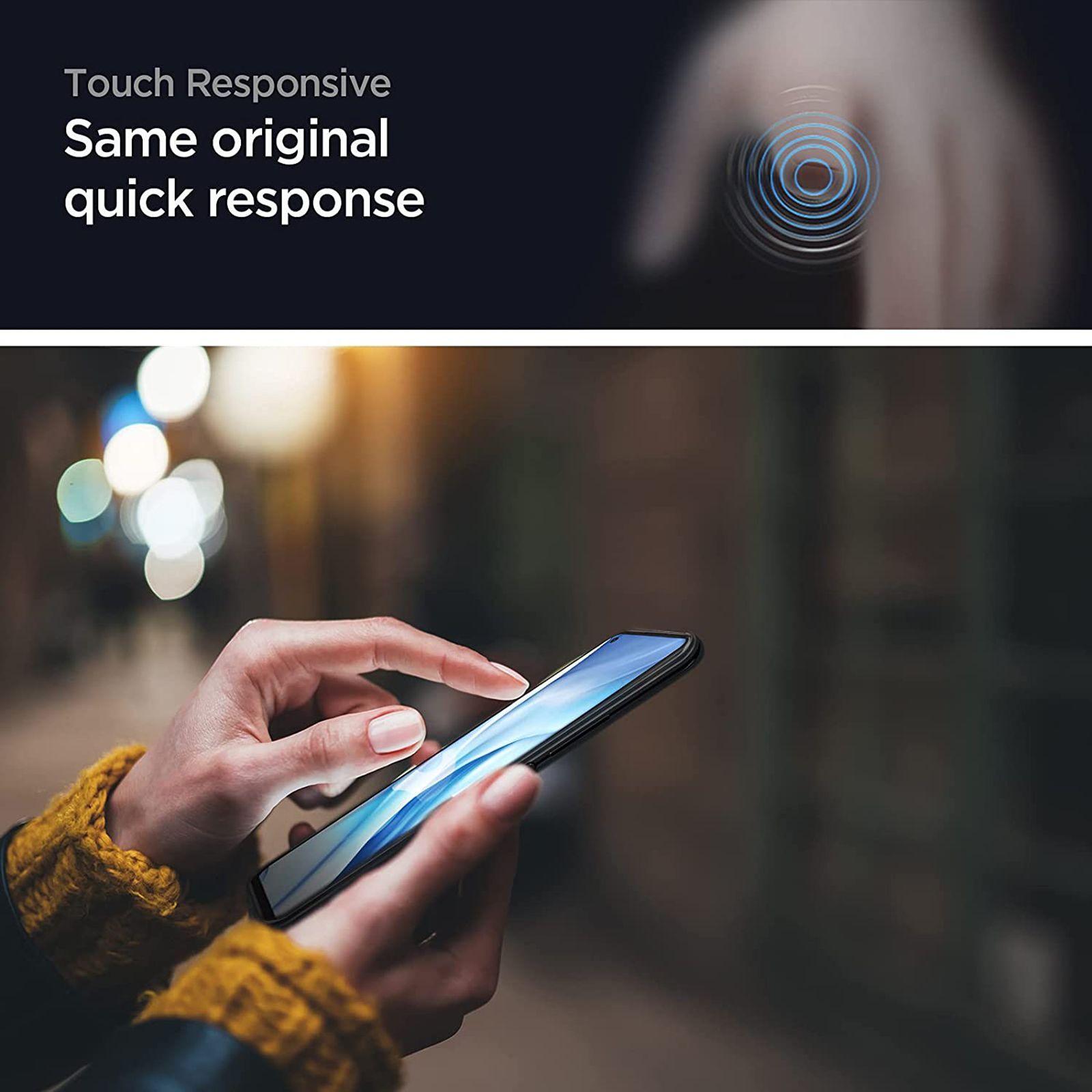 spigen GLAStR Slim Tempered Glass for Mi 11 Lite (Bubble Proof)_6