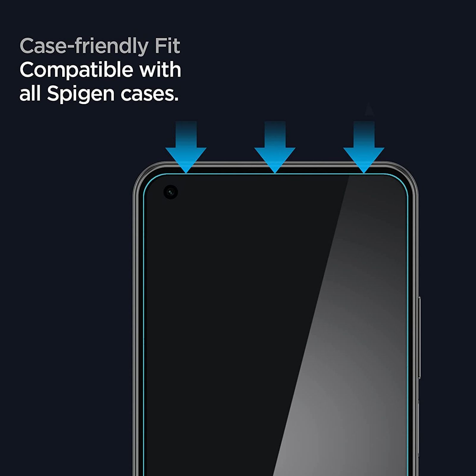 spigen GLAStR Slim Tempered Glass for Mi 11 Lite (Bubble Proof)_7