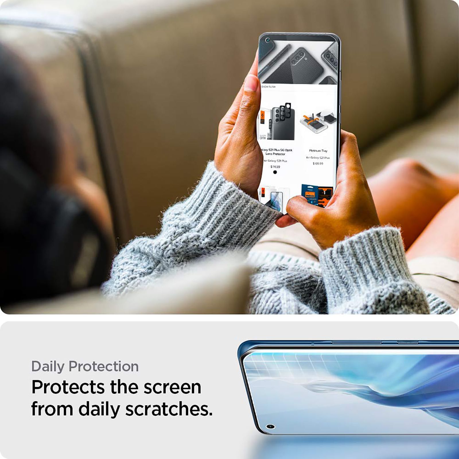 spigen Neo Flex Tempered Glass for Mi 11, 11 Pro, 11 Ultra (Scratch Resistant)_6