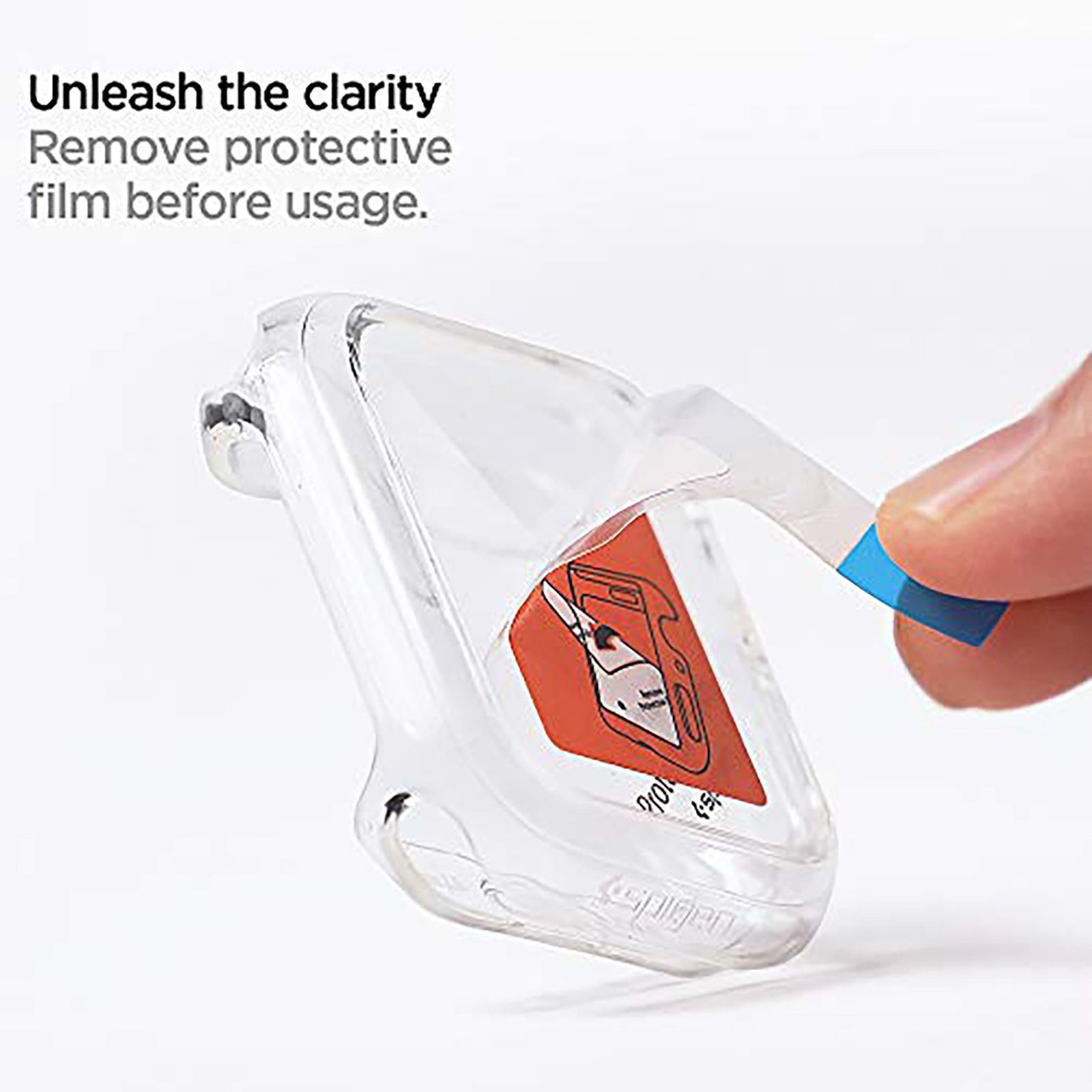 Spigen Ultra Hybrid TPU & Polycarbonate Case for Apple Watch Series SE 2, SE, 6, 5 & 4 (40mm) (Shock-Absorbent Layer, Crystal Clear)_11