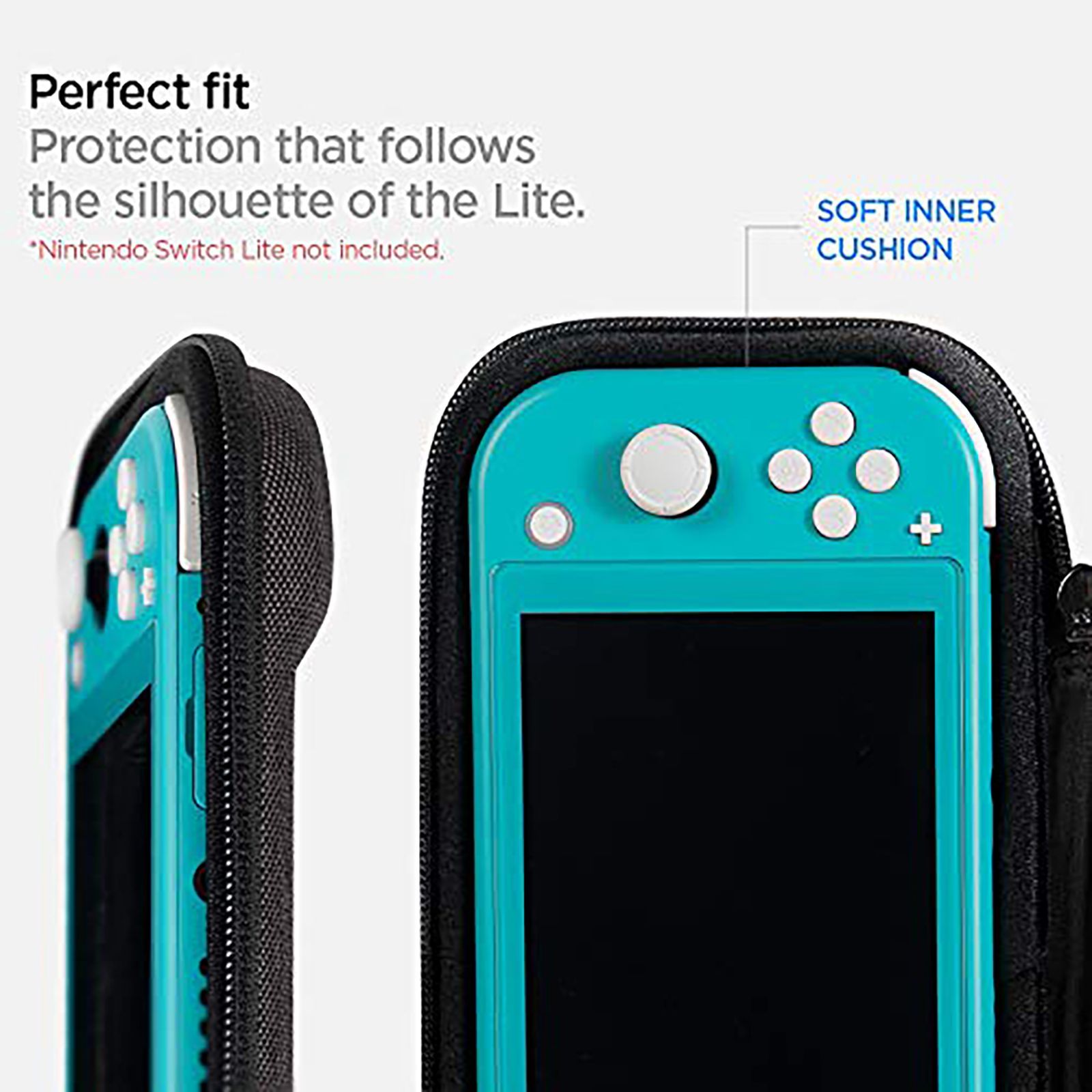 spigen Klasden Full Cover Case For Nintendo Switch Lite (2019) (Lightweight, AFA00865, Charcoal Grey) spigen Klasden Full Cover Case For Nintendo Switch Lite (2019) (Lightweight, AFA00865, Charcoal Grey)_5