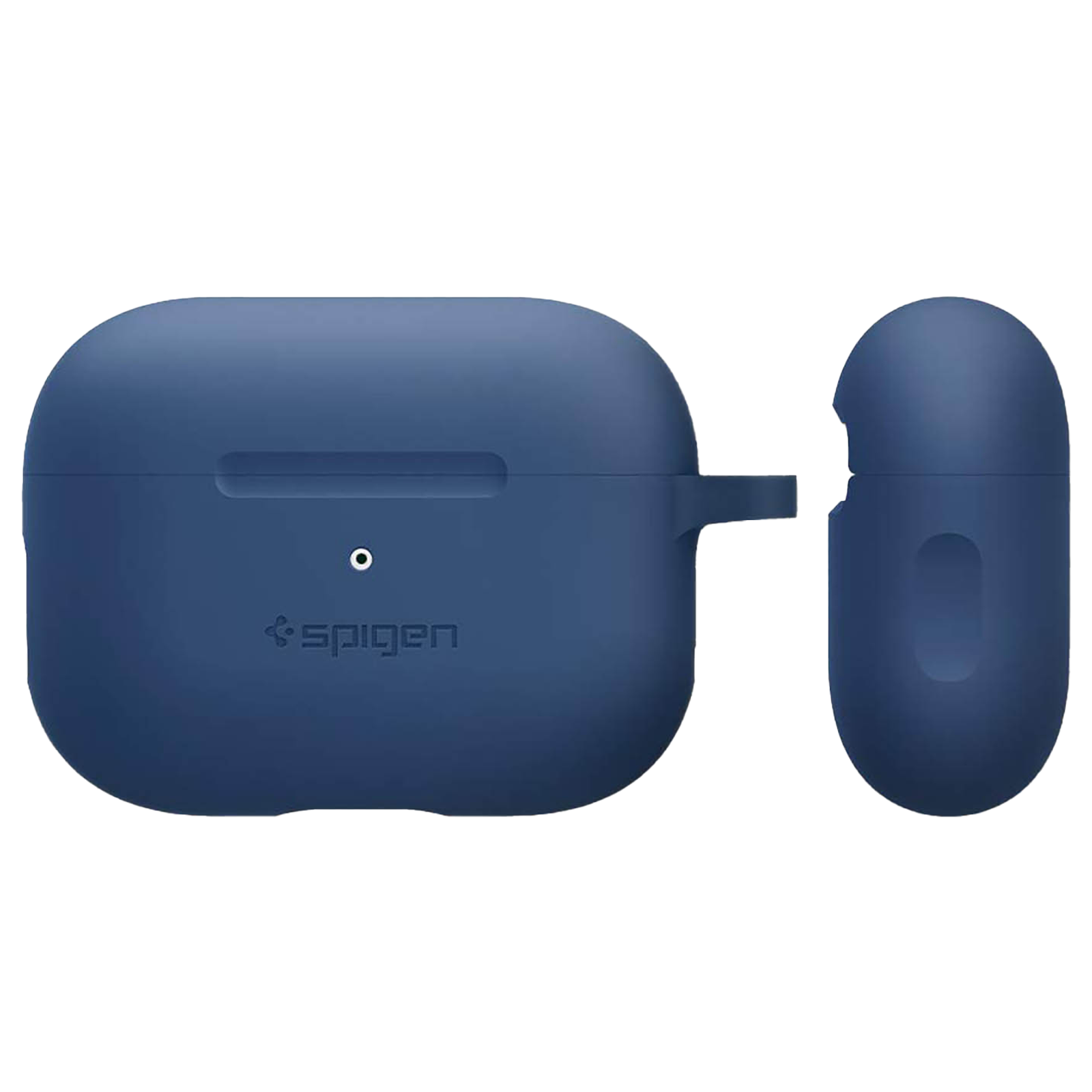 spigen Silicone Fit Full Cover Case (For Airpods Pro (2019), ASD02169, Deep Blue)_1