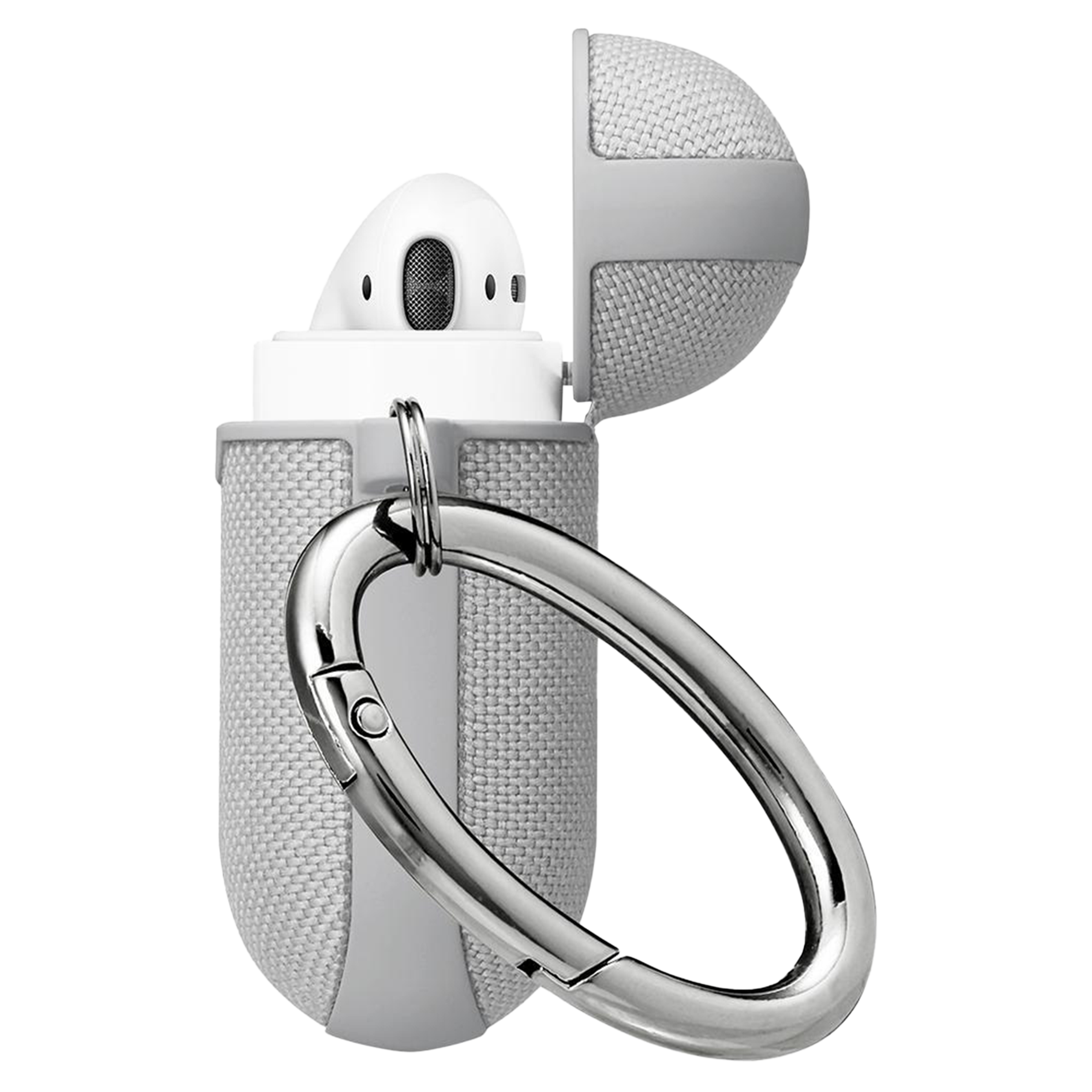 spigen Urban Fit Polycarbonate Full Cover Case AirPods 1st Gen/2nd Gen (Supports LED Light, 074CS27031, Grey) spigen Urban Fit Polycarbonate Full Cover Case AirPods 1st Gen/2nd Gen (Supports LED Light, 074CS27031, Grey)_6
