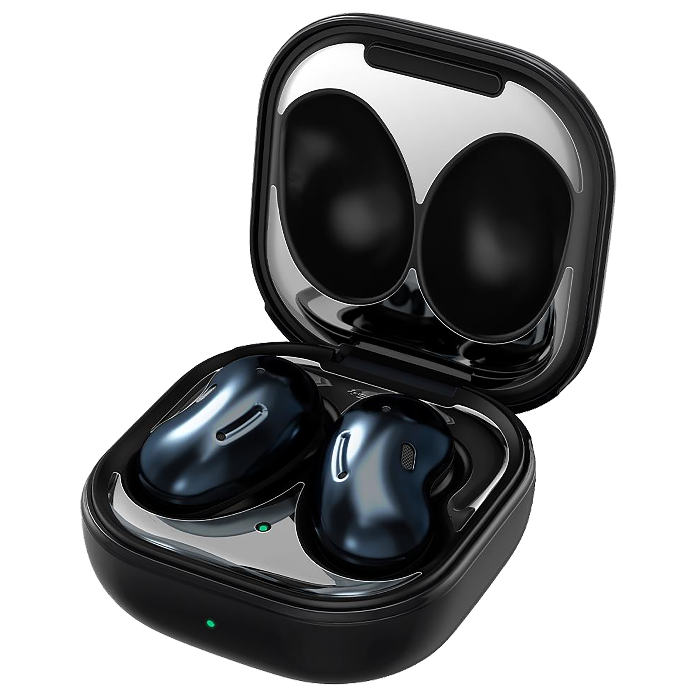 spigen Shine Shield Metal Sticker For Galaxy Buds (Hassle-Free Application, ASD01312, Metallic Silver)_9