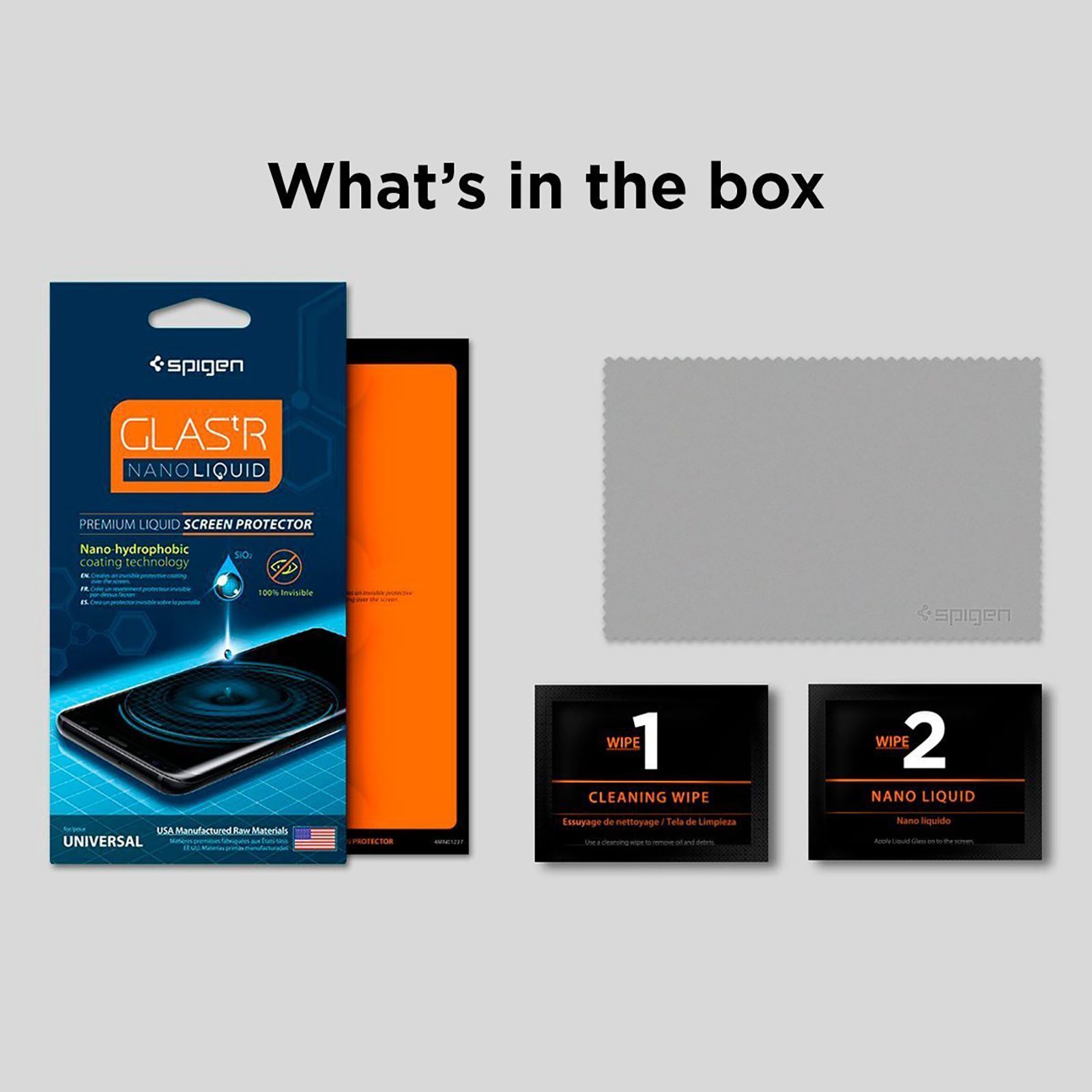 spigen Glastr Nano Liquid Tempered Glass for Universal Devices (Nano Hydrophobic Coating)_5