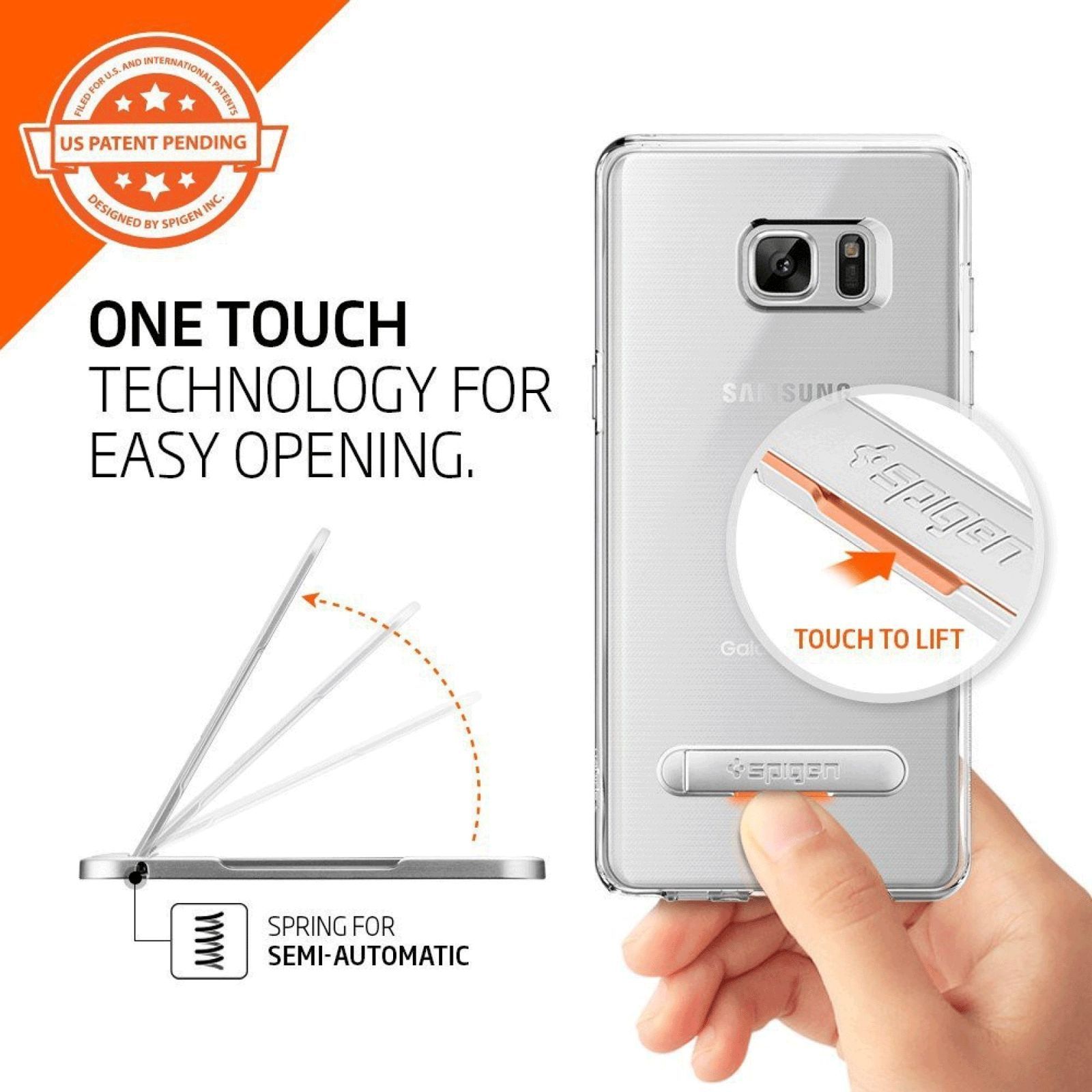 spigen U100 Mobile Attachment (One-Touch Technology, 000EM20634, Silver)_13