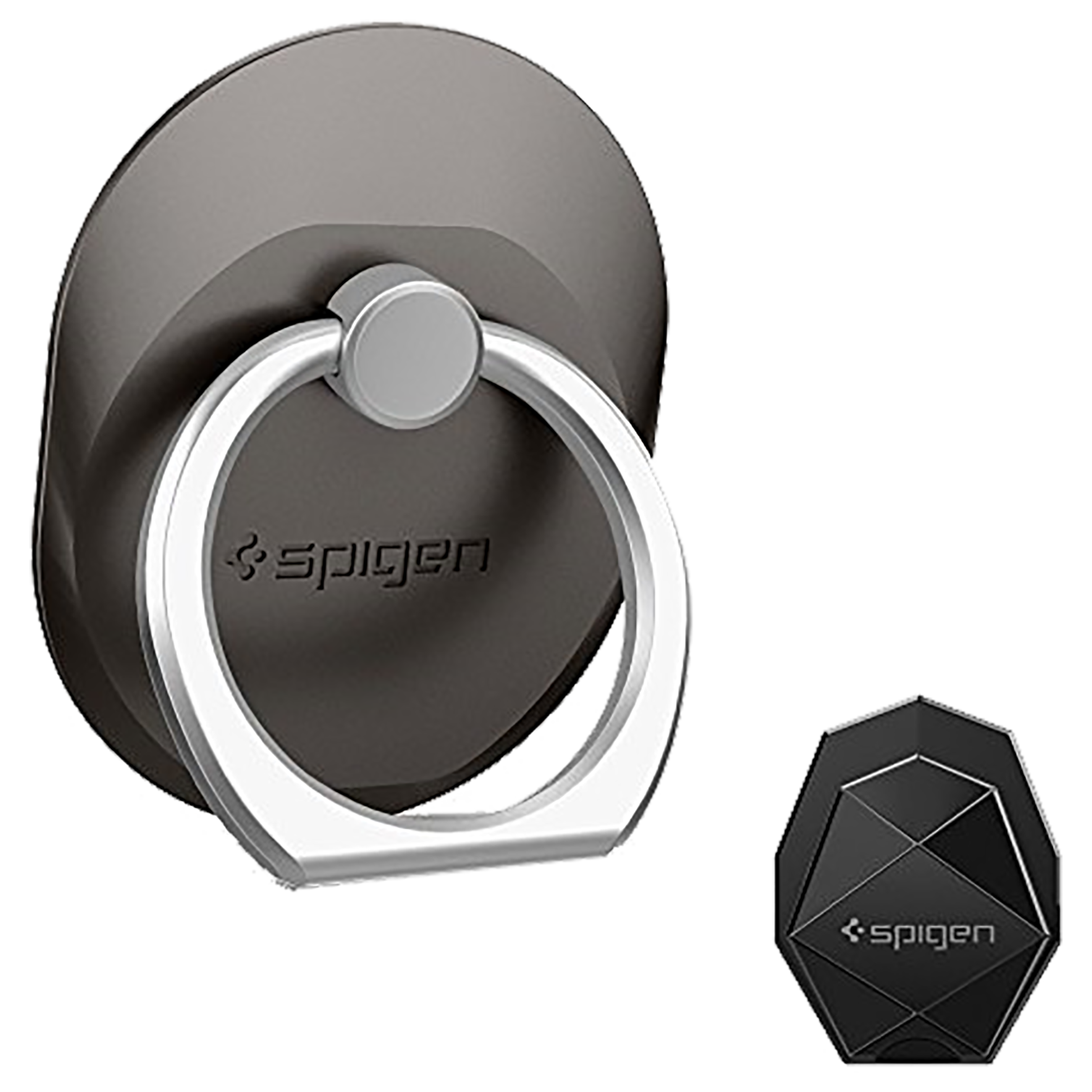 spigen Style Ring For Universal Mobiles (Includes Hook Mount, 000EP20243, Space Grey)_1