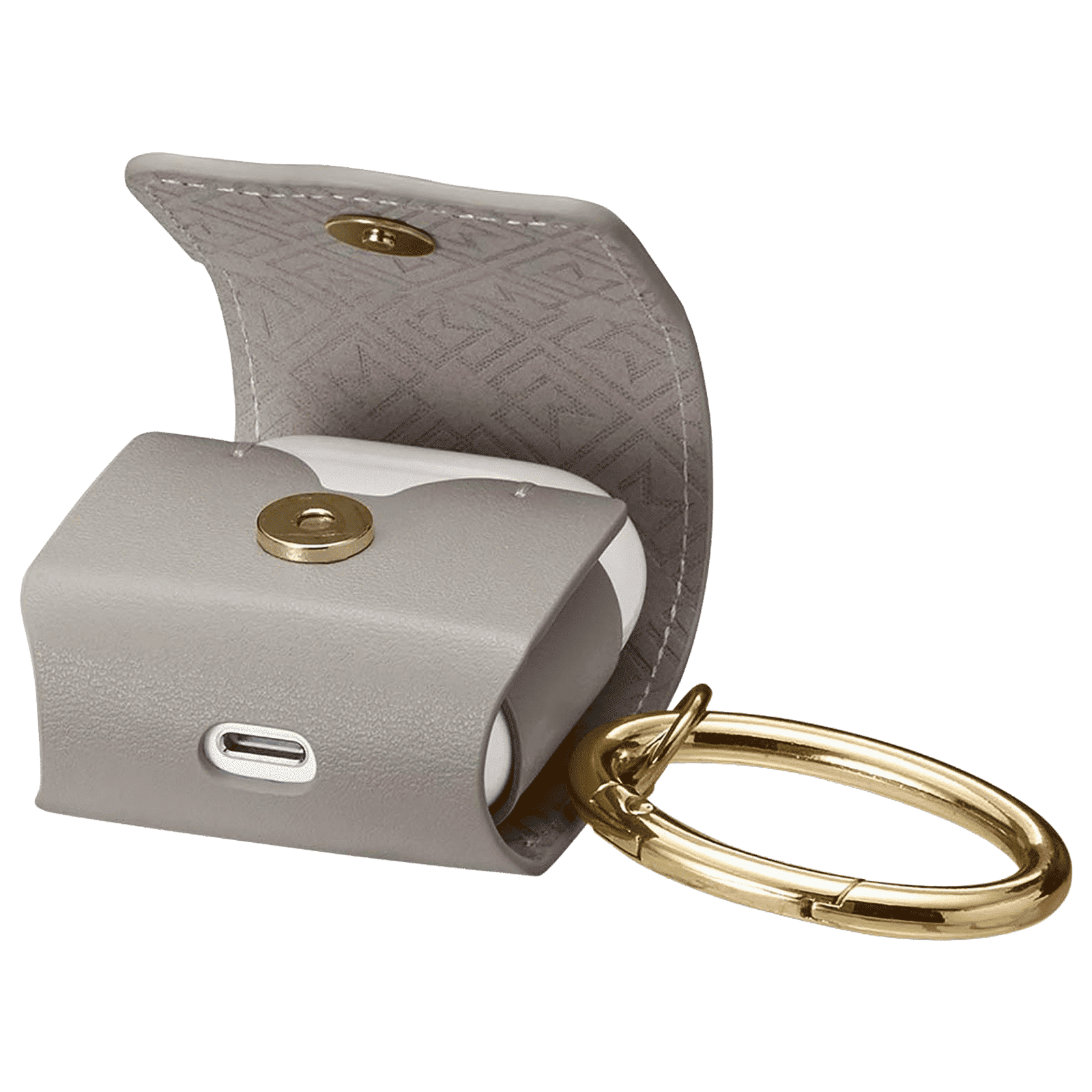 spigen La Manon Full Cover Case (For Airpods 1/Airpods 2, 074CS26376, Light Grey) spigen La Manon Full Cover Case (For Airpods 1/Airpods 2, 074CS26376, Light Grey)_5