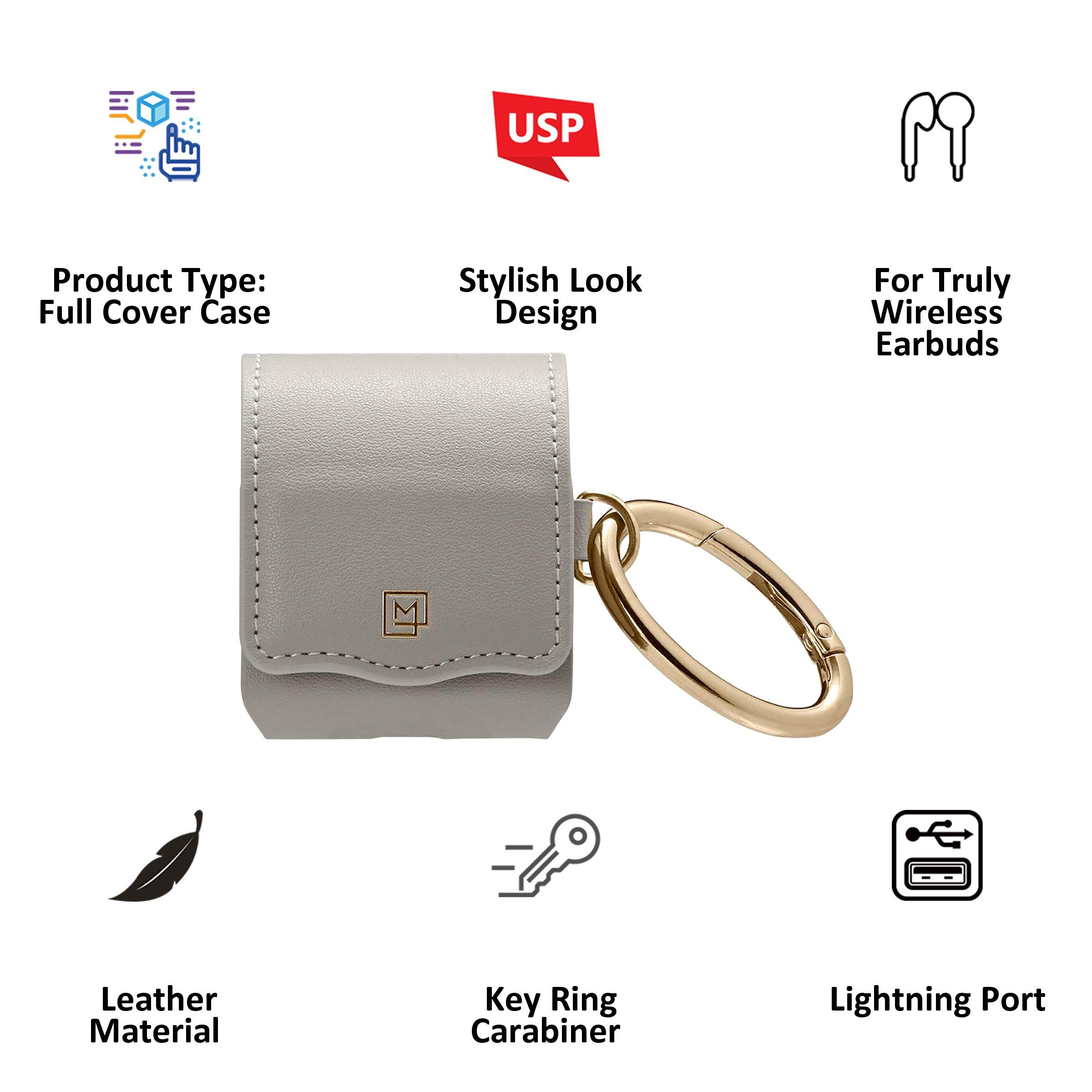 spigen La Manon Full Cover Case (For Airpods 1/Airpods 2, 074CS26376, Light Grey) spigen La Manon Full Cover Case (For Airpods 1/Airpods 2, 074CS26376, Light Grey)_6