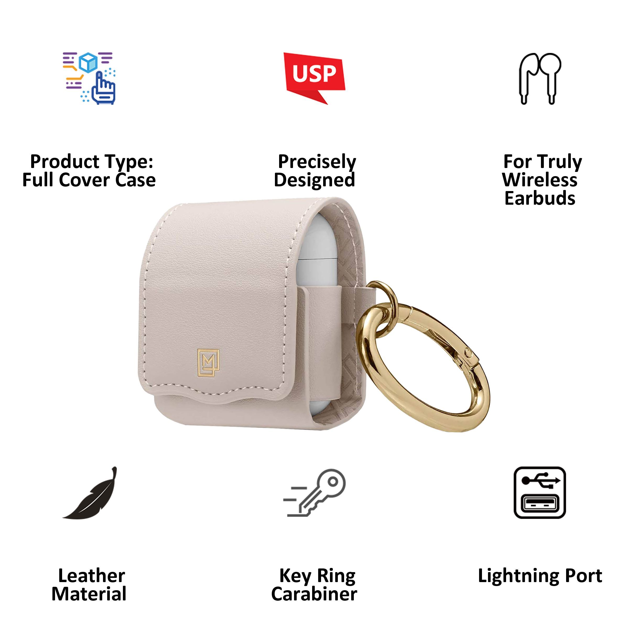 spigen La Manon Full Cover Case (For Airpods 1/Airpods 2, 074CS26377, Pale Pink)_5