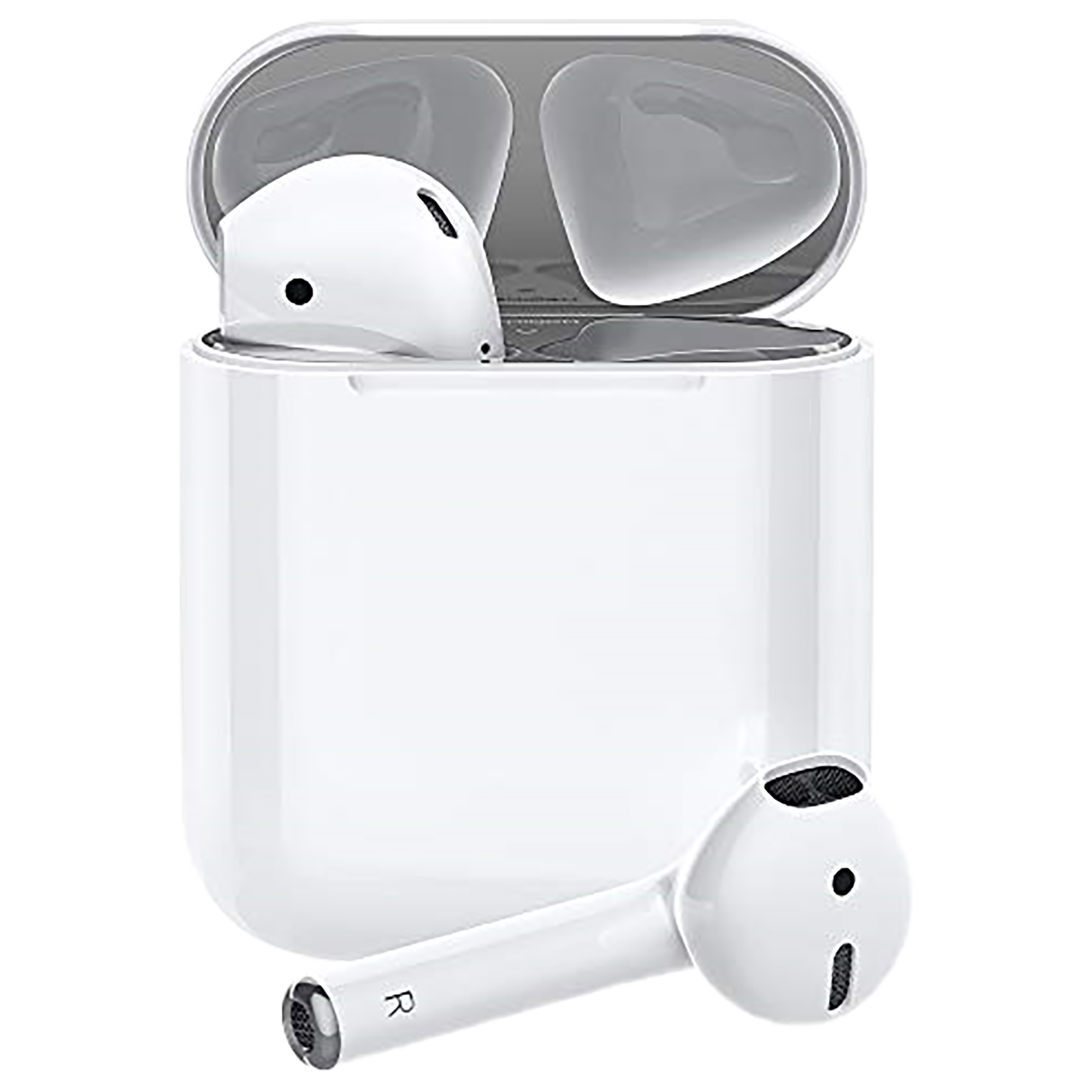 spigen Metal Sticker Shine Shield For Apple AirPods 1/2 (Metal Layer, ASD00213, Metallic Silver)_3