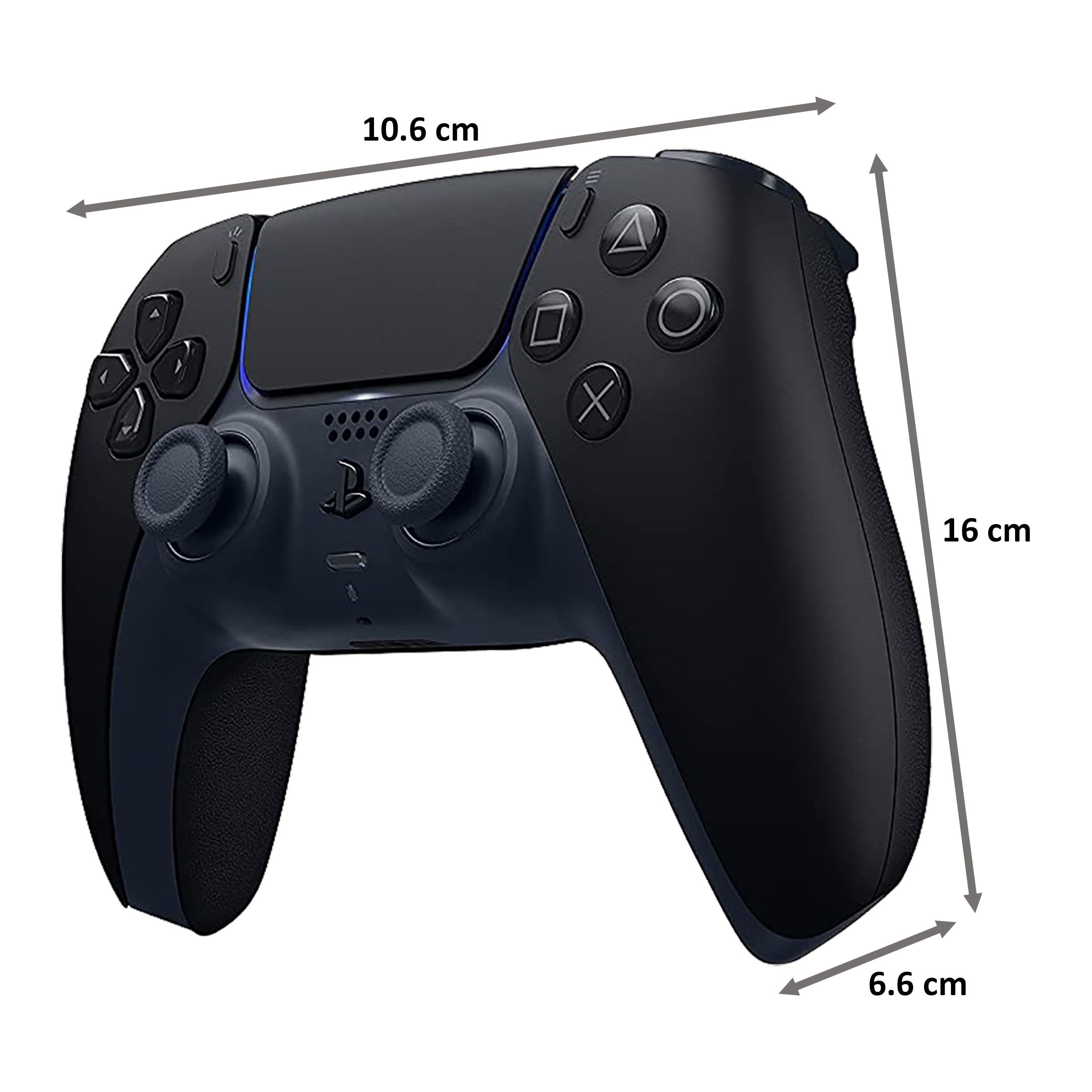 SONY DualSense Wireless Controller for PlayStation 5 (Motion Sensor, CFI-ZCT1W01RUS, Midnight Black)_2