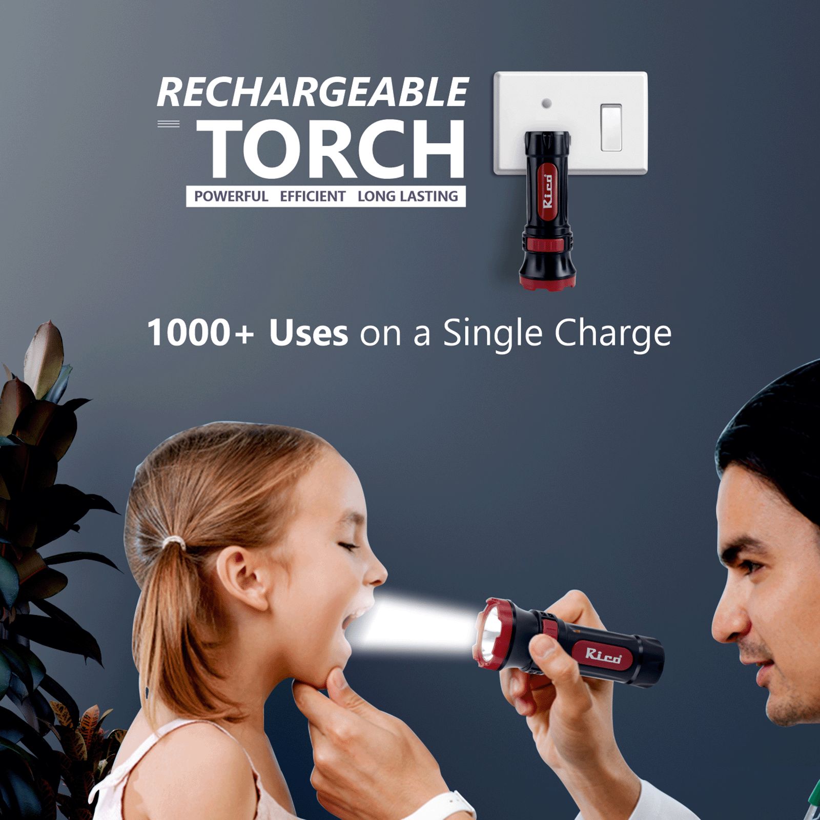 Rico 0.5 Watts LED Torch (Military Grade, RT1525, Red/Black) Rico 0.5 Watts LED Torch (Military Grade, RT1525, Red/Black)_4