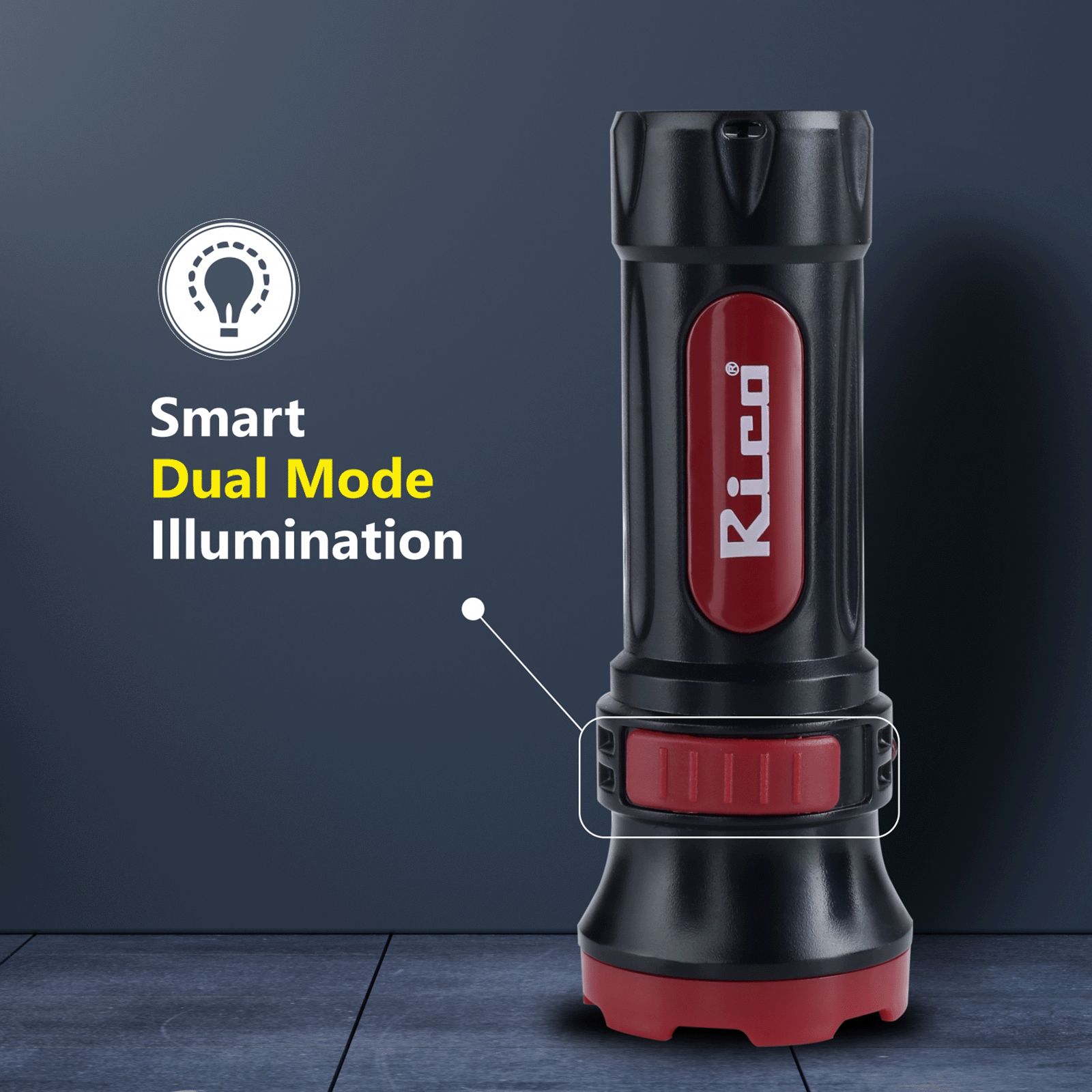 Rico 0.5 Watts LED Torch (Military Grade, RT1525, Red/Black) Rico 0.5 Watts LED Torch (Military Grade, RT1525, Red/Black)_6