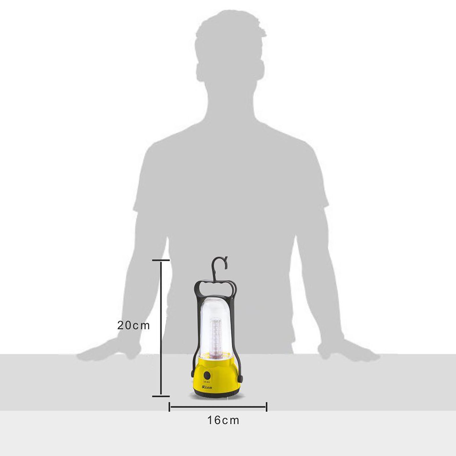 Rico 5 Watts Lantern (Rechargeable LED Lantern, EL1506, Yellow)_8
