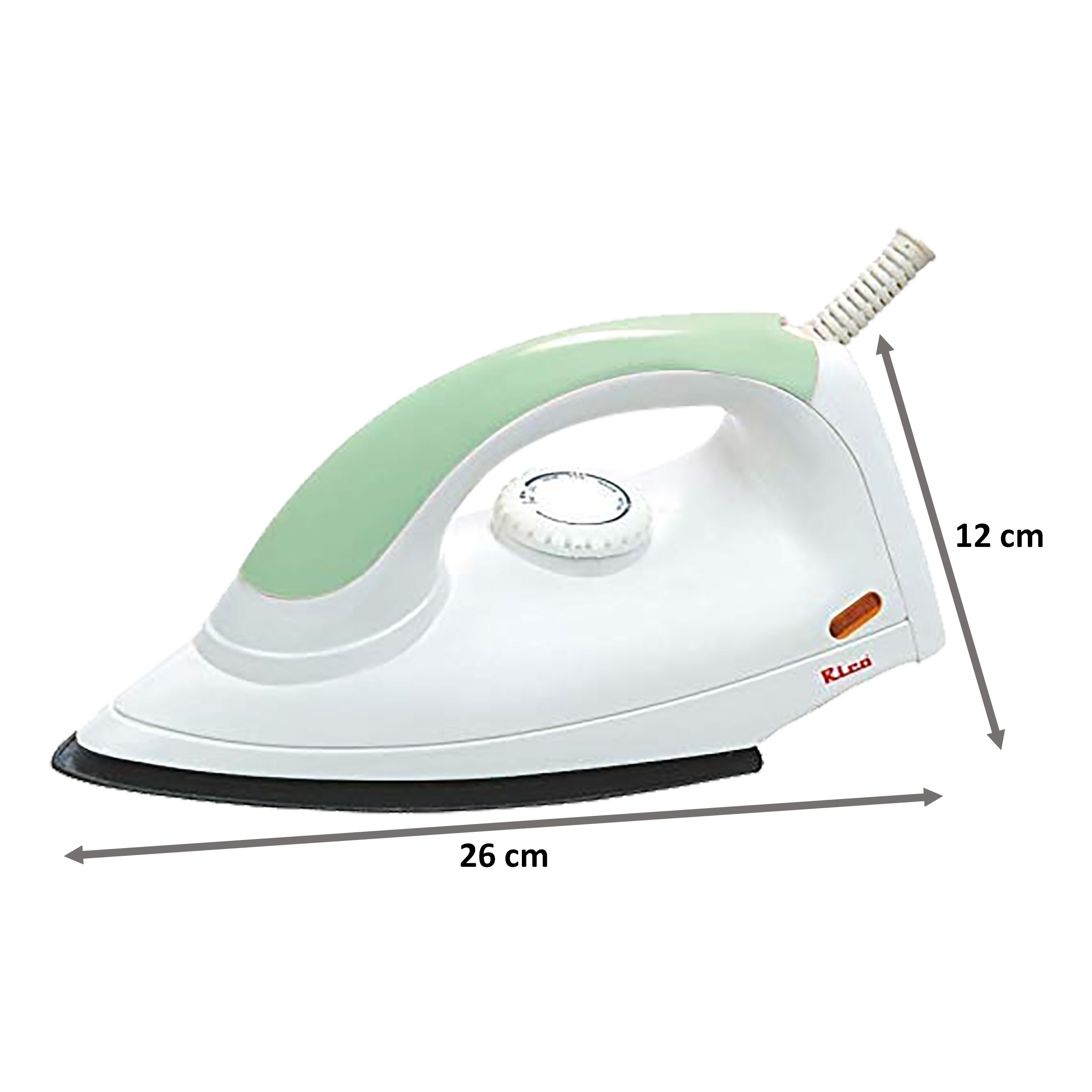 Rico AI08 1000 Watts Dry Iron (Easy gliding, White)_2