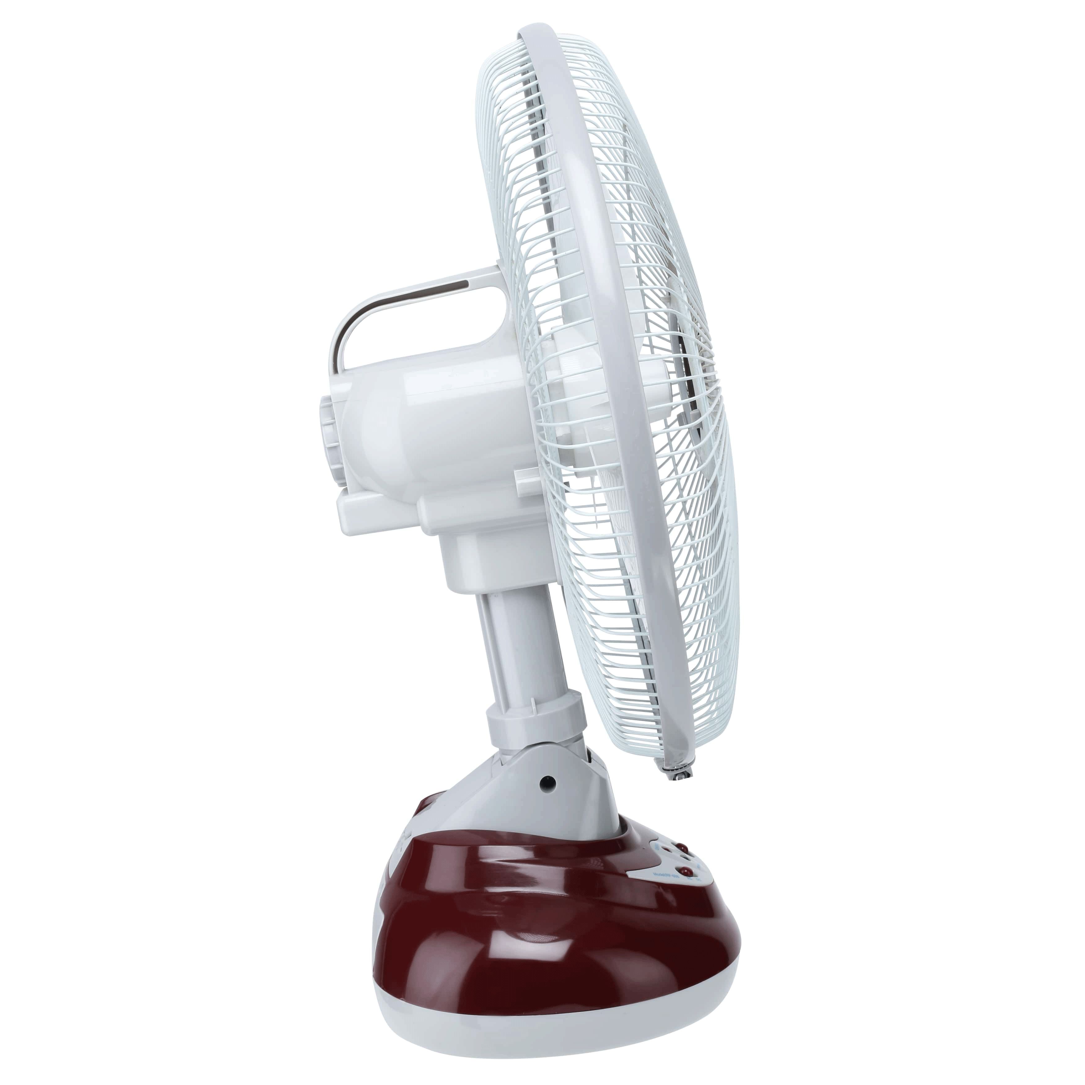 Rico 3 Blade Table Fan (Built-in Rechargeable Battery, RF806, Red)_6