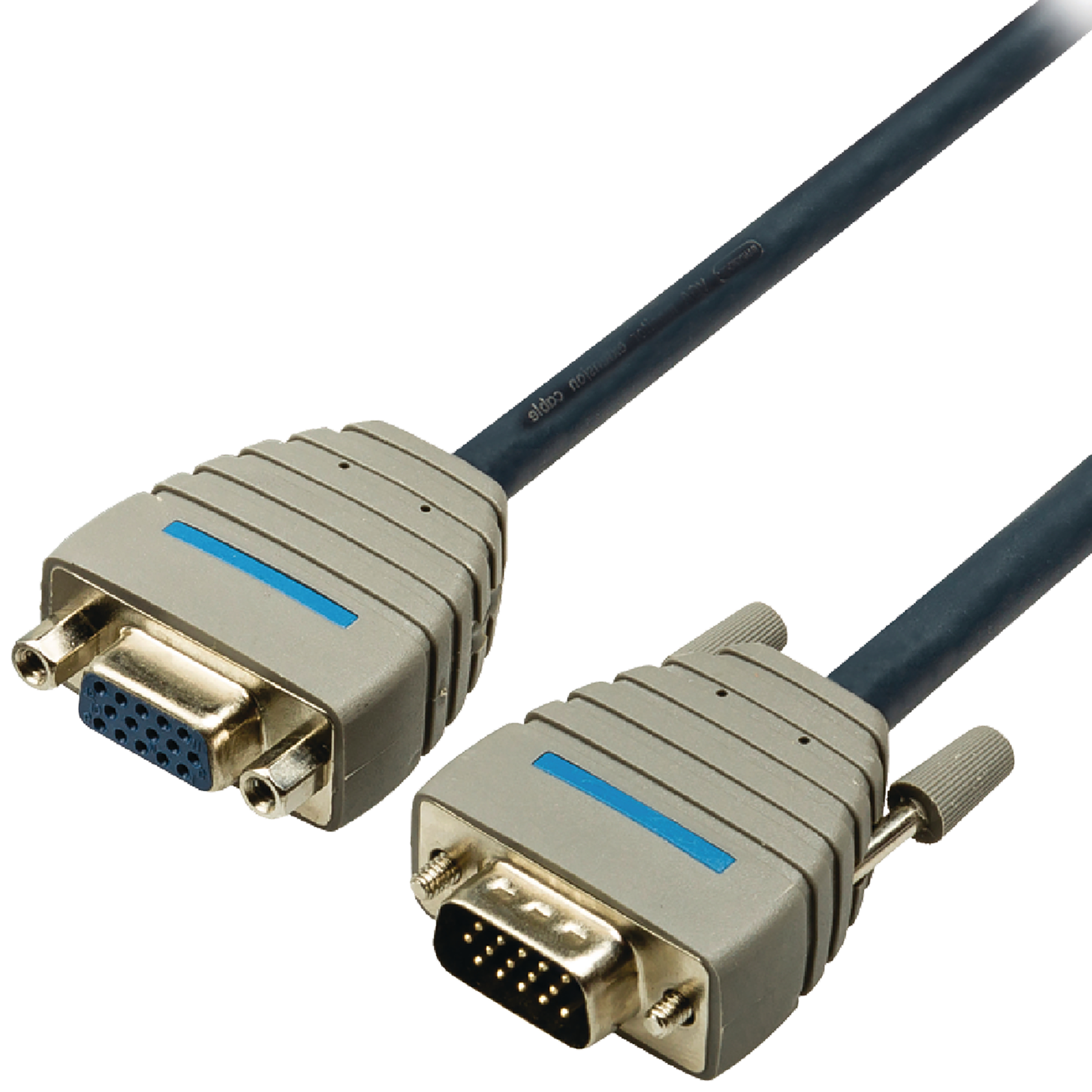 Bandridge BCL1005 PVC 5 Meter VGA to VGA Extension VGA Cable (High Resolution, Blue)_6