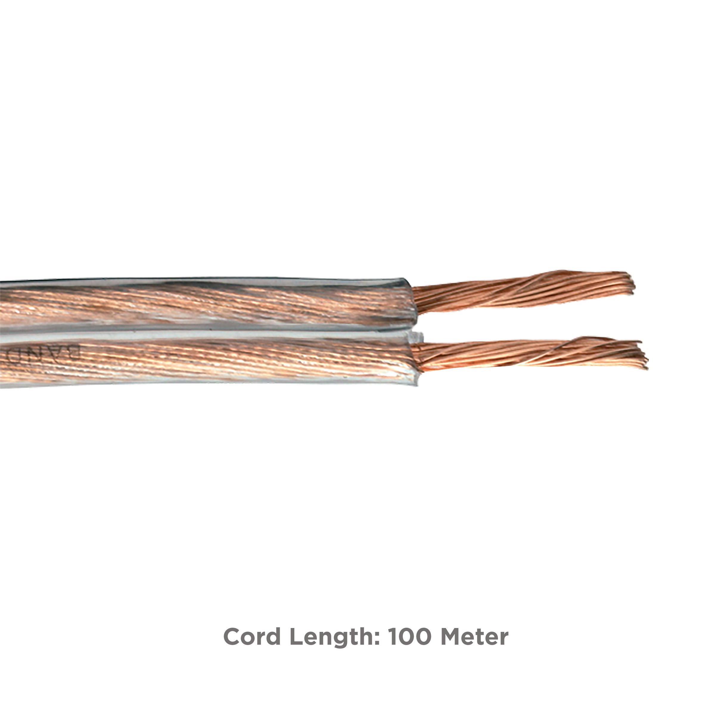 Bandridge Copper 100 Meter Audio Cable Reel (Copper Conductor, LC1254, Transparent)_2