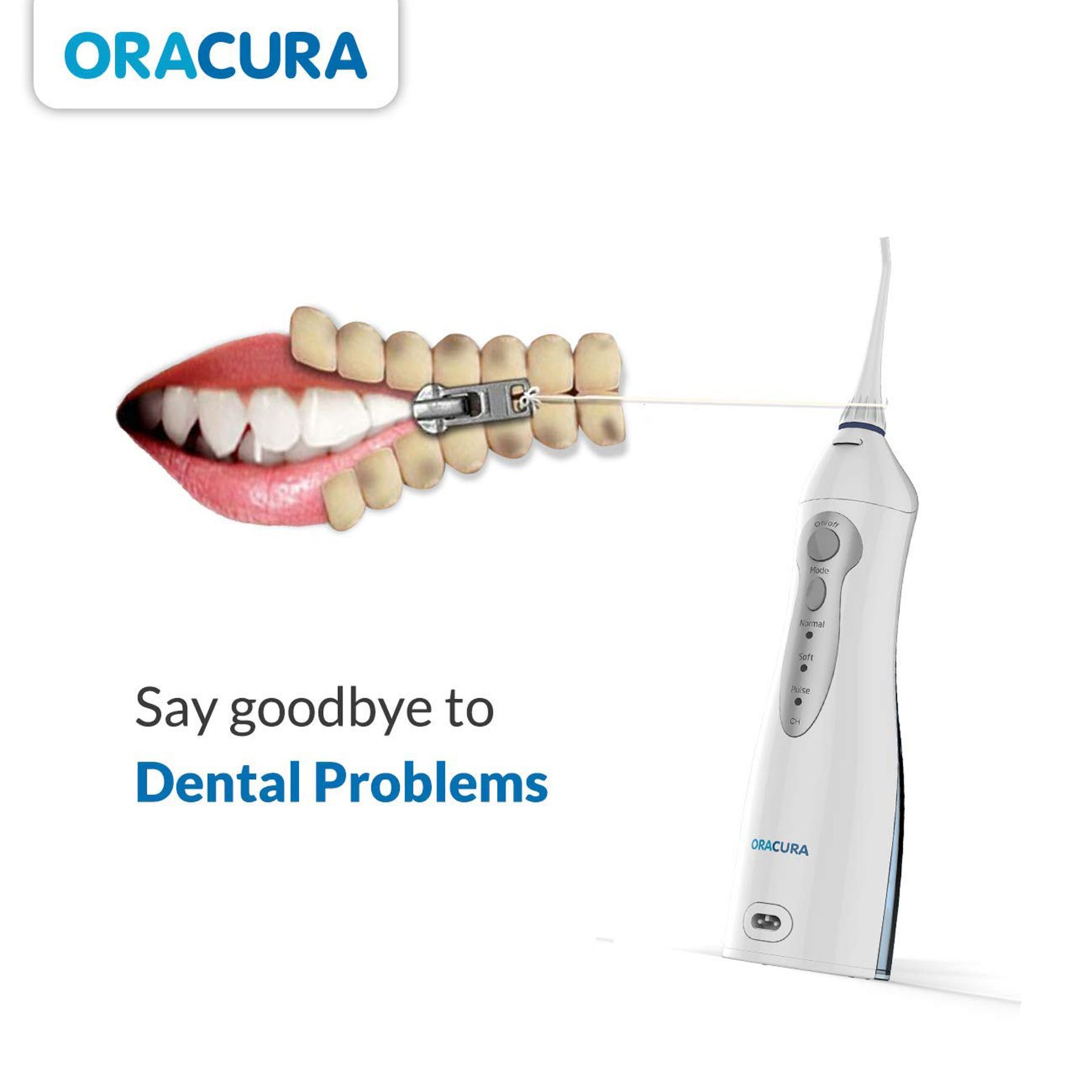 ORACURA Water Flosser For Unisex (Portable & Rechargeable, OC010, White)_8