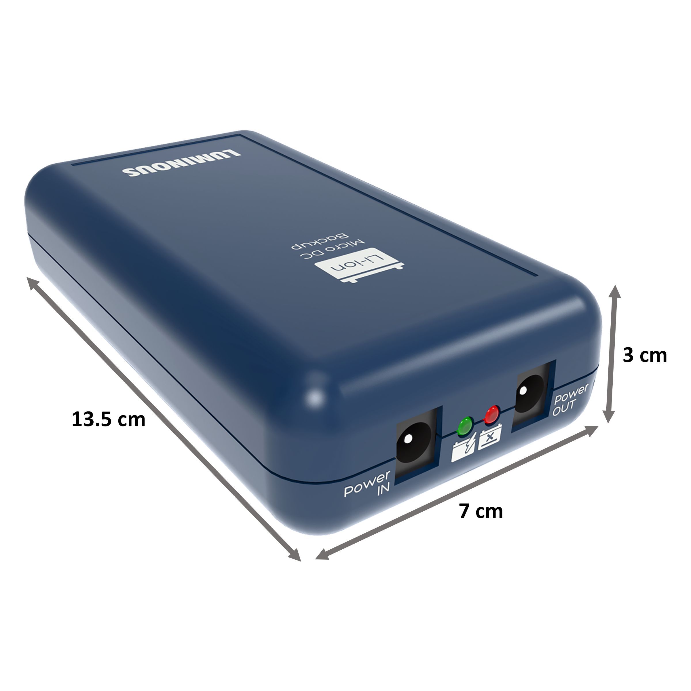 LUMINOUS 2 Amps UPS (LED Indicators, LMU1202, Blue)_2