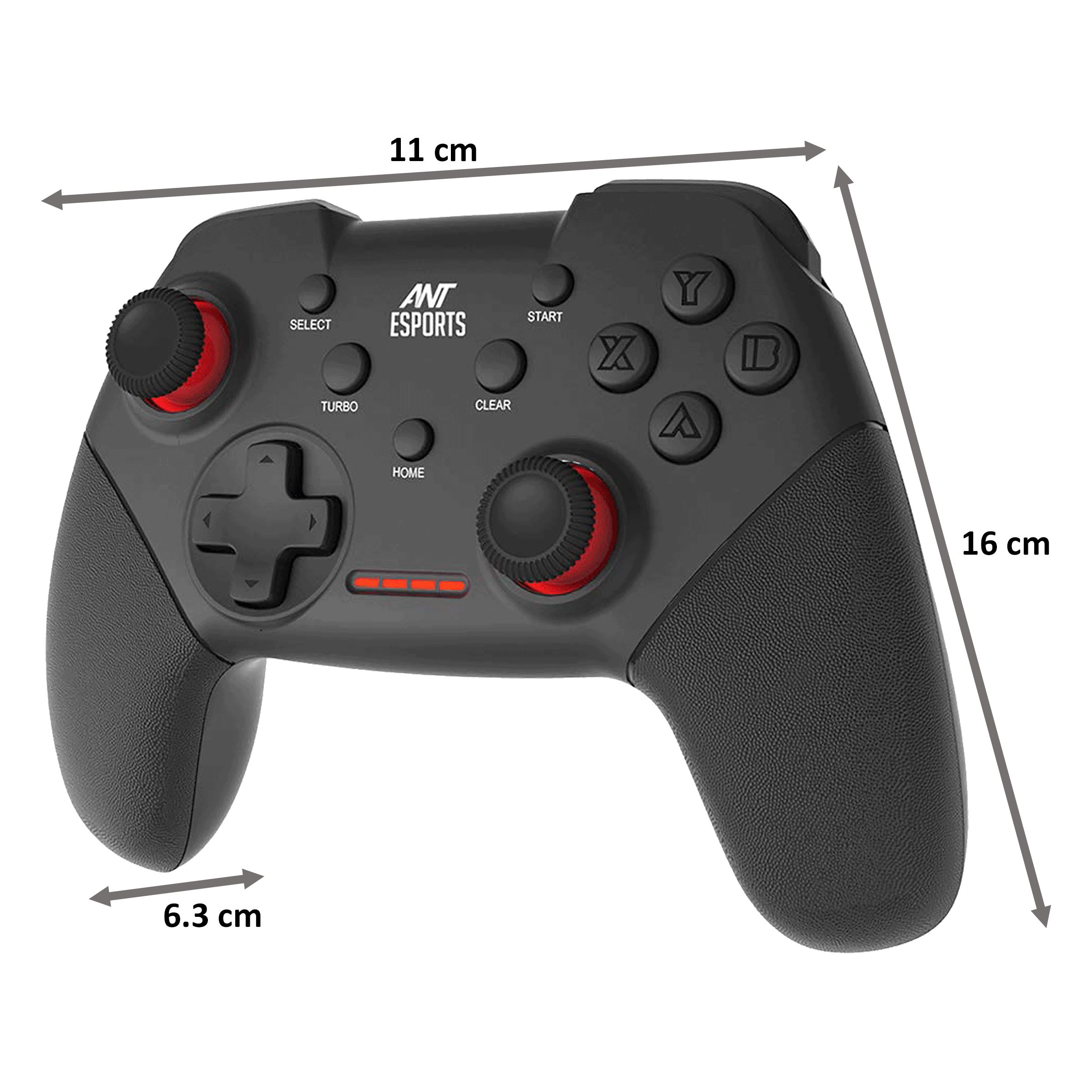 ANT ESPORTS GP300 Pro Wired & Wireless Controller For PS3 / PC / Android / Stem (Excellent Design, Black) ANT ESPORTS GP300 Pro Wired & Wireless Controller For PS3 / PC / Android / Stem (Excellent Design, Black)_2
