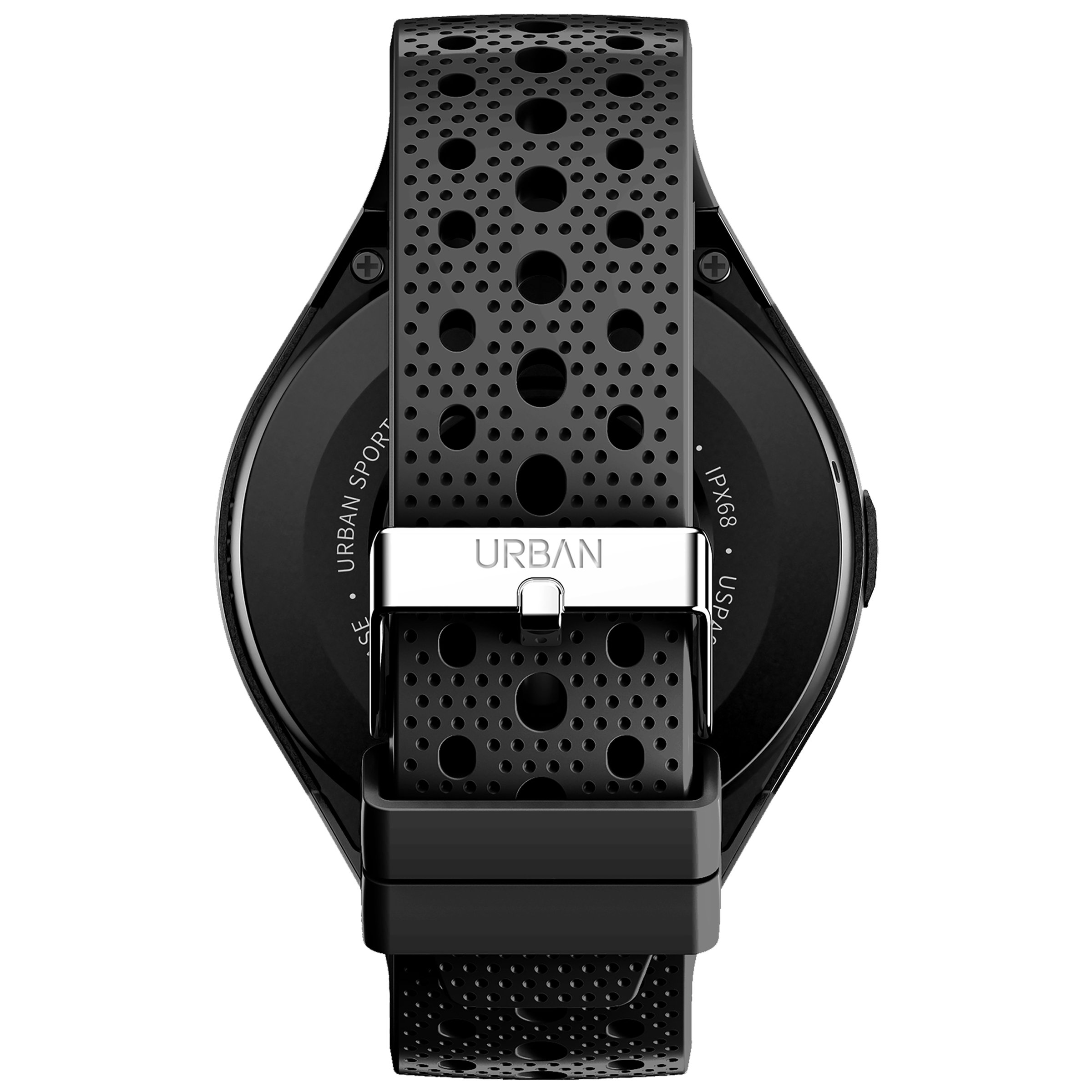 in base Urban Sports Smartwatch (Bluetooth 5.0) (ECG & SPO2 Monitor, IB-1077, Black)_3