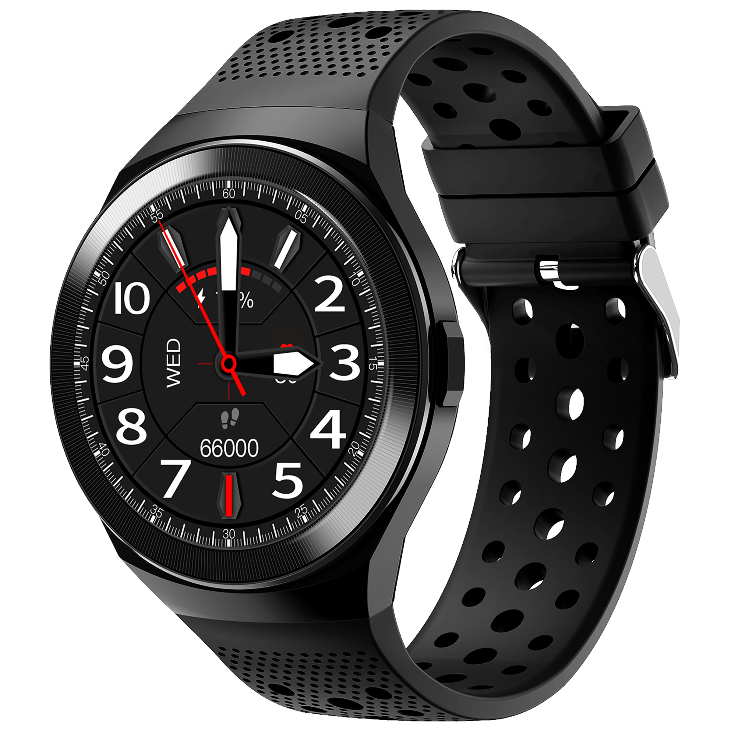 in base Urban Sports Smartwatch (Bluetooth 5.0) (ECG & SPO2 Monitor, IB-1077, Black)_6