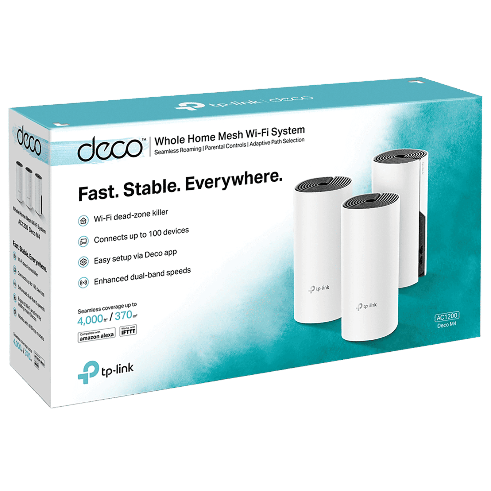 Tp-Link AC1200 Dual Band Wi-Fi 5 Mesh Router (3 Nodes, Alexa Supported, Connects Up to 100 Devices, White)_5