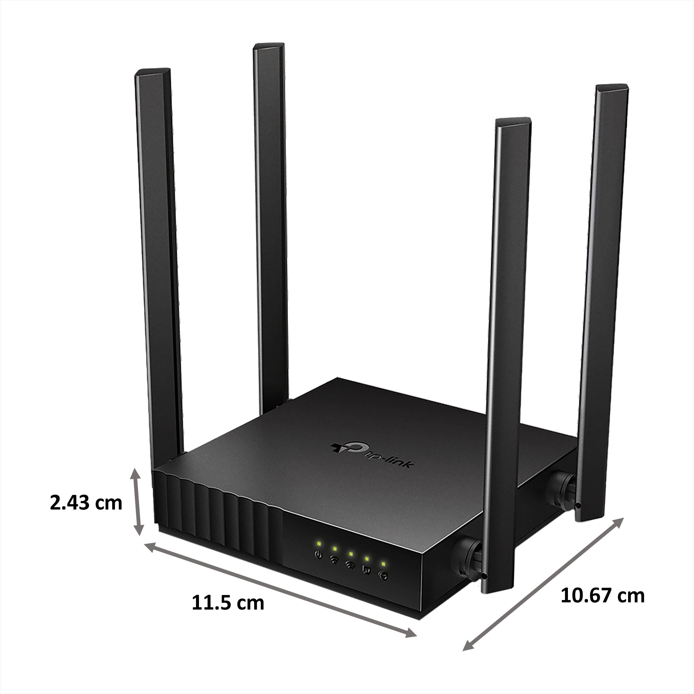 TP-Link Archer C54 AC1200 Dual Band Wi-Fi 5 Router (4 Antennas, 4 LAN Ports, MU?MIMO, SU?MIMO, Black) TP-Link Archer C54 AC1200 Dual Band Wi-Fi 5 Router (4 Antennas, 4 LAN Ports, MU?MIMO, SU?MIMO, Black)_2
