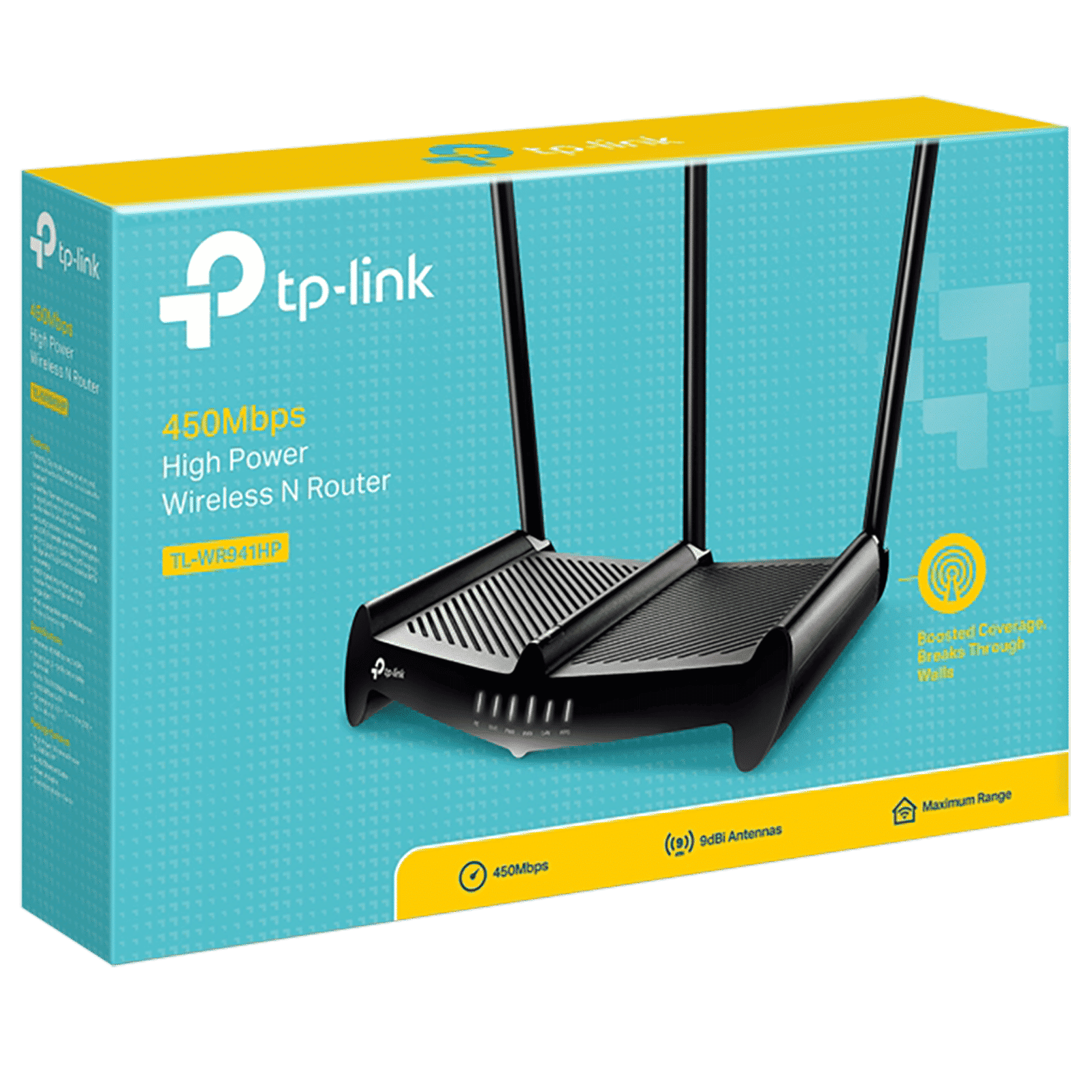 Tp-Link TL-WR941HP N450 Single Band Wi-Fi 4 Router (3 Antennas, 4 LAN Ports, 3×3 MIMO, Black) Tp-Link TL-WR941HP N450 Single Band Wi-Fi 4 Router (3 Antennas, 4 LAN Ports, 3×3 MIMO, Black)_6