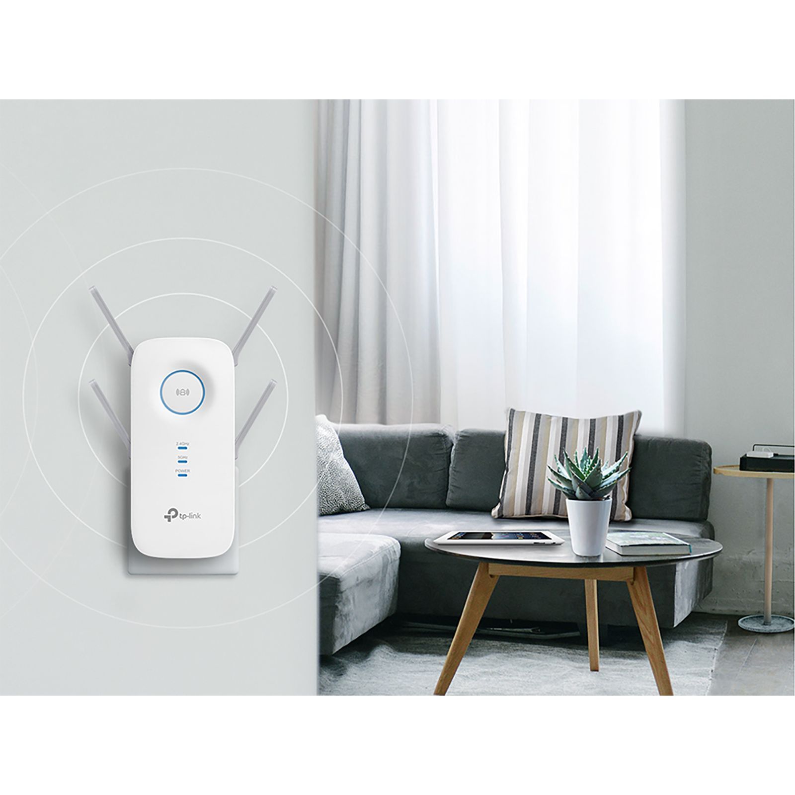 Tp-Link RE650 Dual Band Wi-Fi Range Extender (Upto 1733 Mbps, Wi-Fi 5, 4 Antennas, White) Tp-Link RE650 Dual Band Wi-Fi Range Extender (Upto 1733 Mbps, Wi-Fi 5, 4 Antennas, White)_9